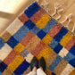 Beni Ouarain Moroccan Colorful Rug (966) 295x205cm - Blue Swimming Pool