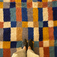 Beni Ouarain Moroccan Colorful Rug (966) 295x205cm - Blue Swimming Pool