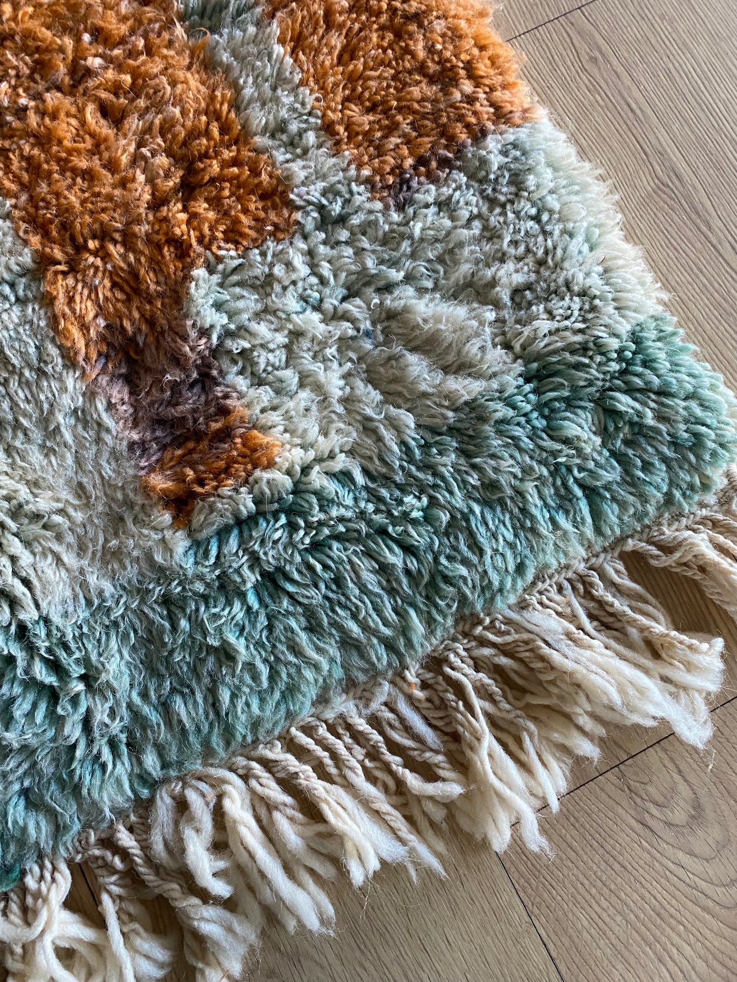 Beni Ouarain Marokkaans kleurrijk tapijt (1008) 260x157cm - Terra