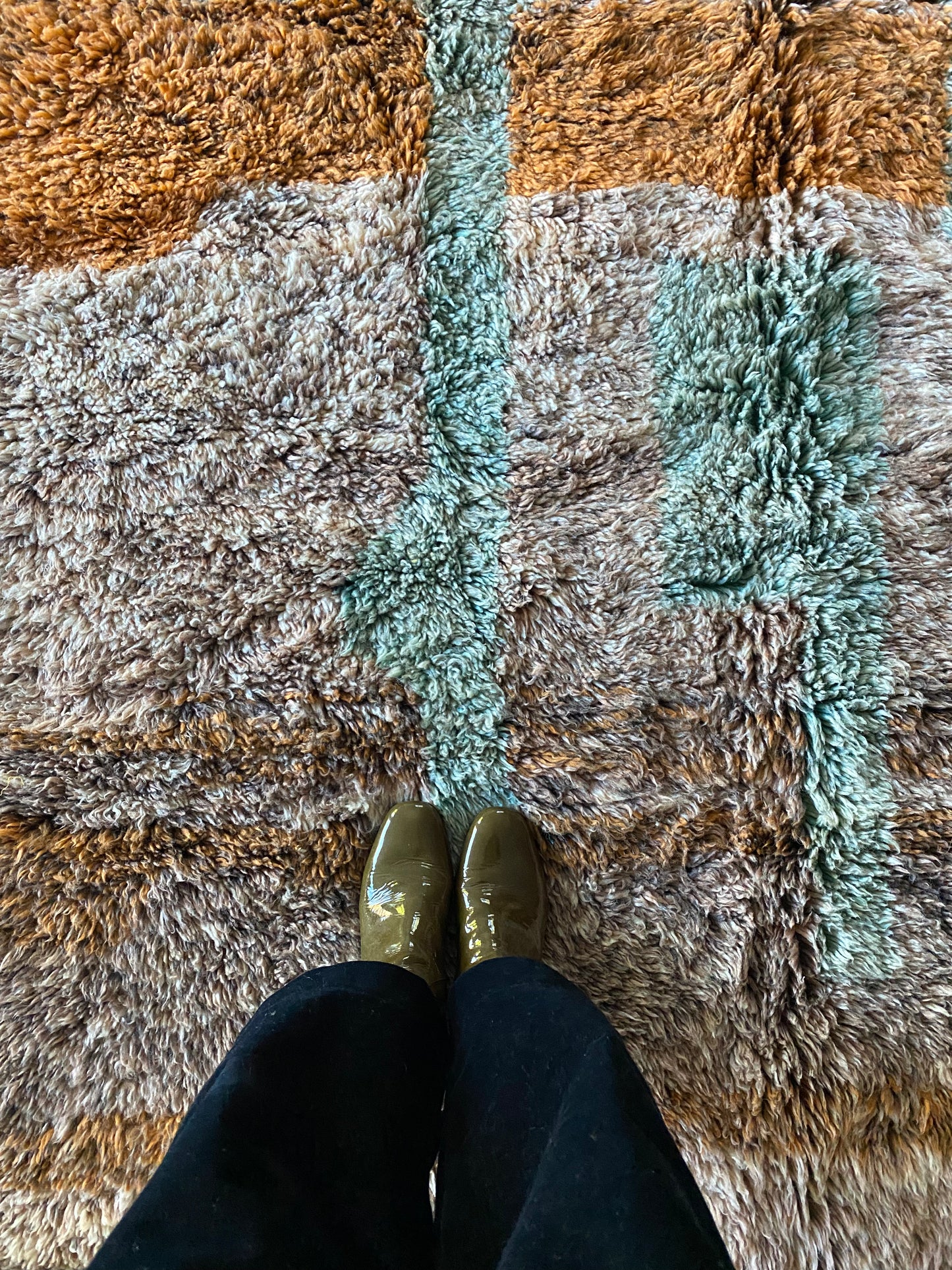 Beni Ouarain Marokkaans kleurrijk tapijt (1008) 260x157cm - Terra