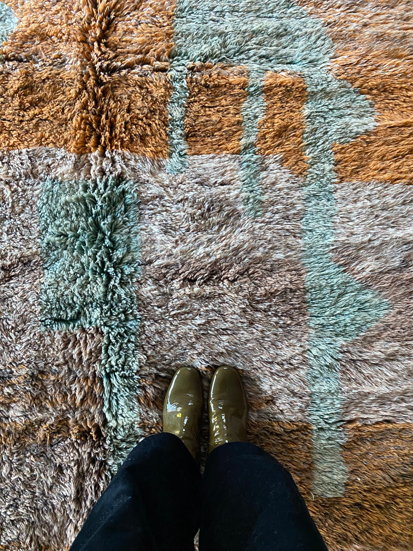 Beni Ouarain Marokkaans kleurrijk tapijt (1008) 260x157cm - Terra