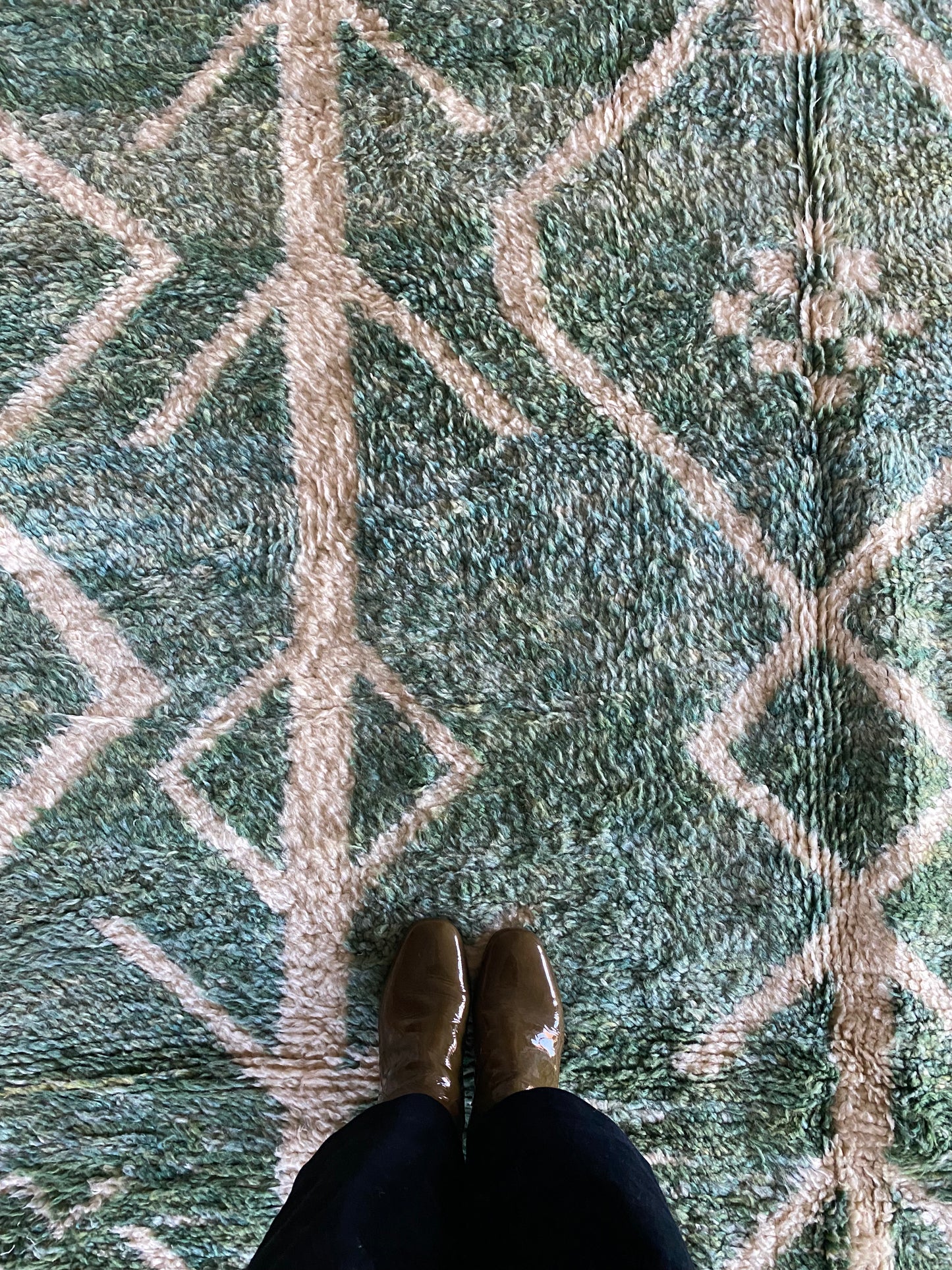 Beni Ouarain Marokkaans kleurrijk tapijt (1019) 298x196cm - Bali