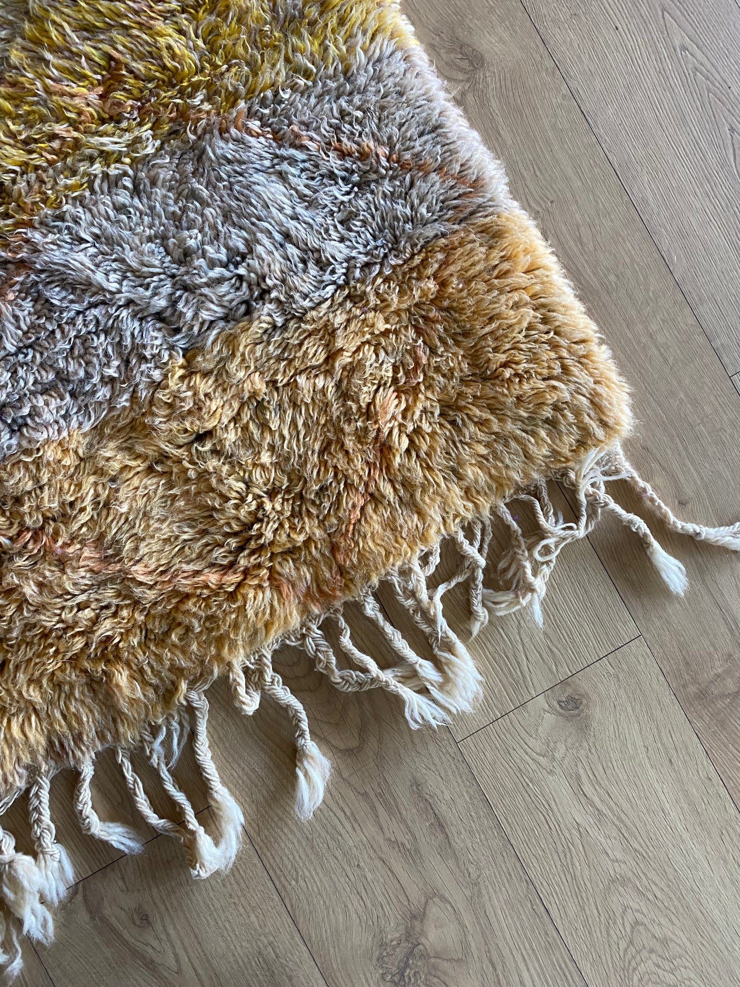 Beni Ouarain Marokkaans kleurrijk tapijt (1001) 154x112cm - Violet