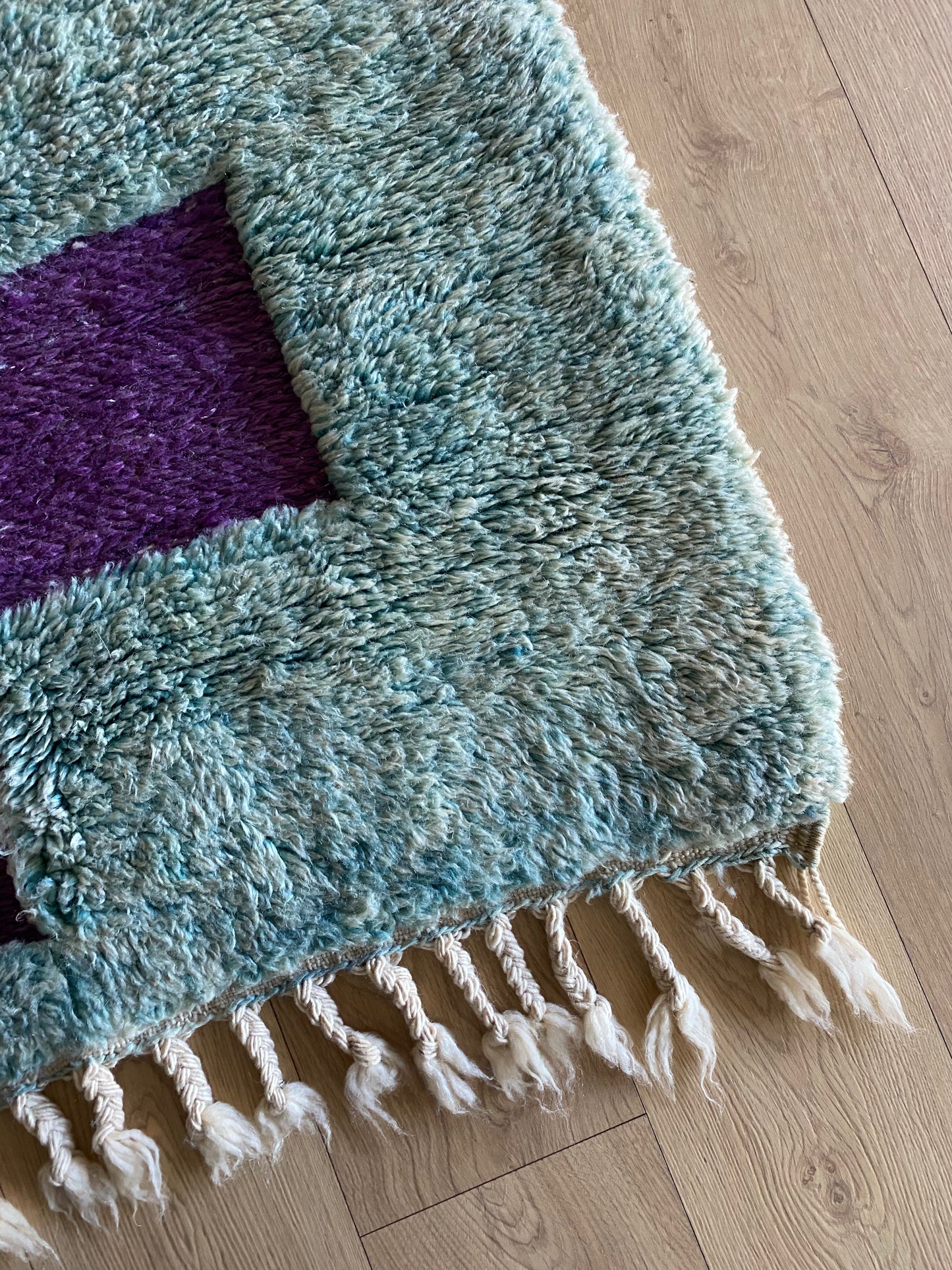 Beni Ouarain Marokkaans kleurrijk tapijt (1002) 153x120cm - Cayman Islands