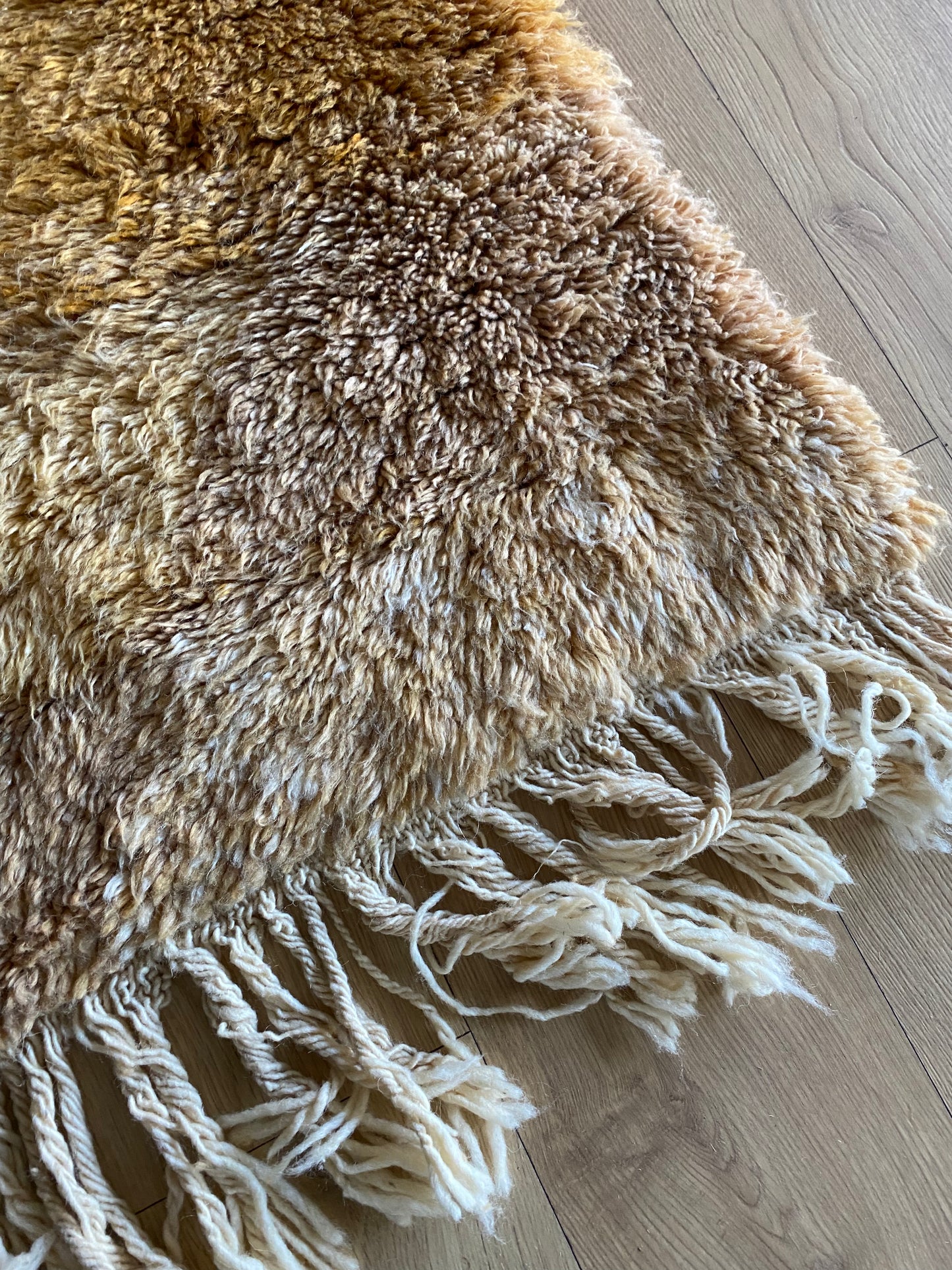 Beni Ouarain Marokkaans kleurrijk tapijt (1013) 245x160cm - Burnt Earth