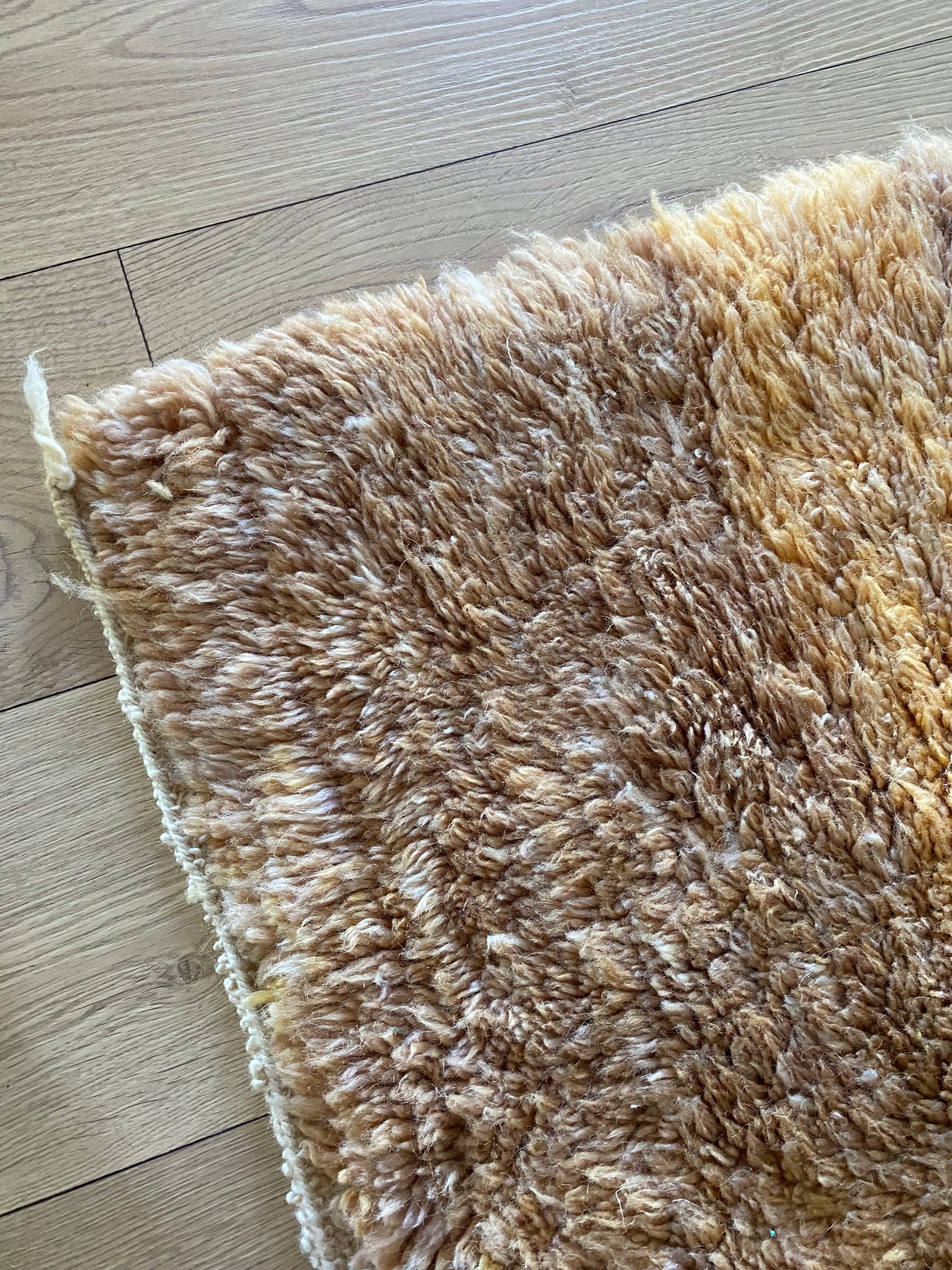 Beni Ouarain Marokkaans kleurrijk tapijt (1013) 245x160cm - Burnt Earth