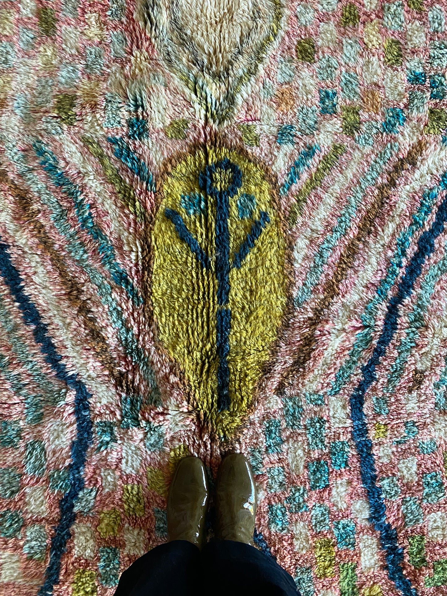 Beni Ouarain Marokkaans kleurrijk tapijt (1026) 292x193cm - Sevilla