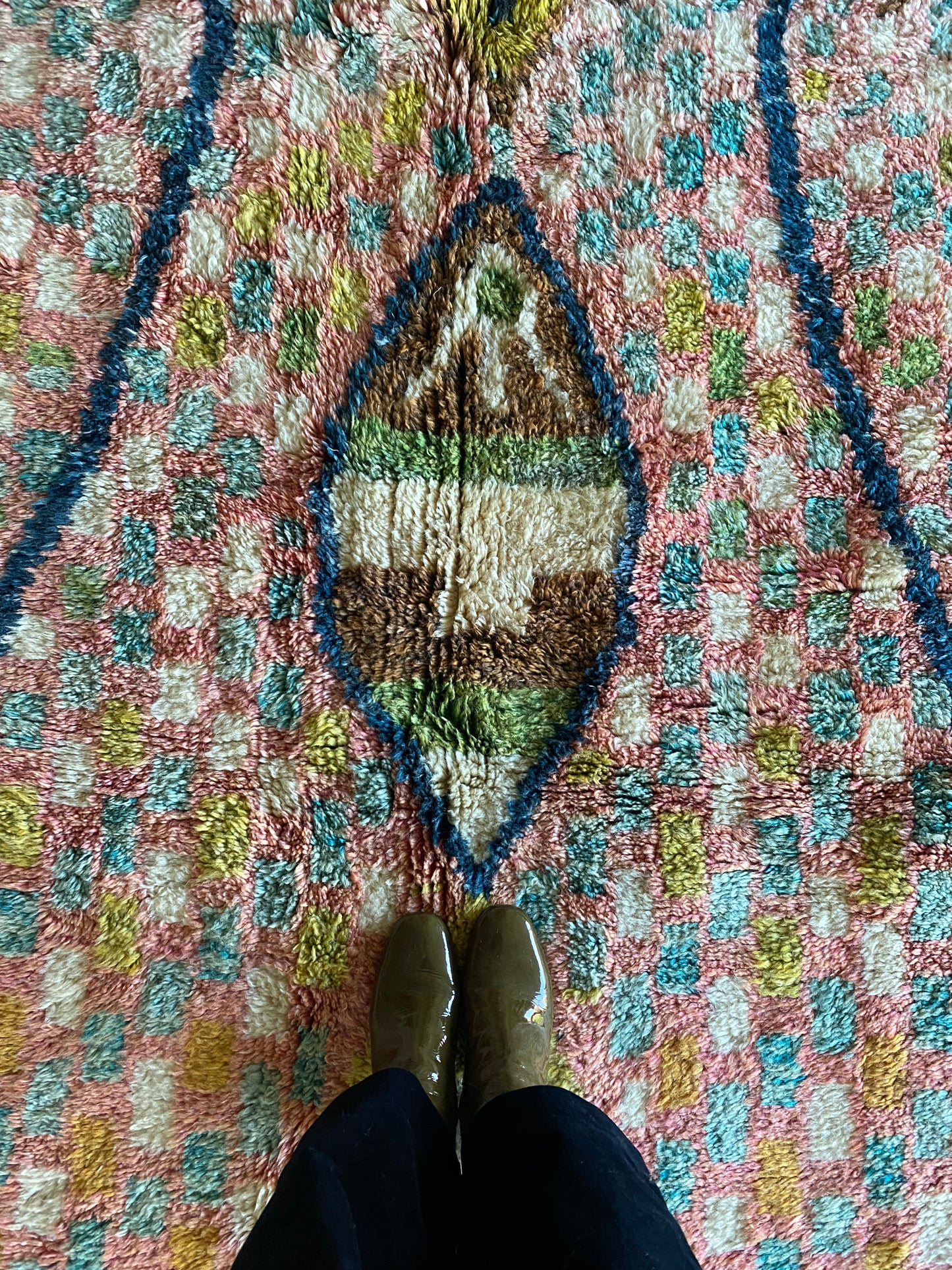 Beni Ouarain Marokkaans kleurrijk tapijt (1026) 292x193cm - Sevilla