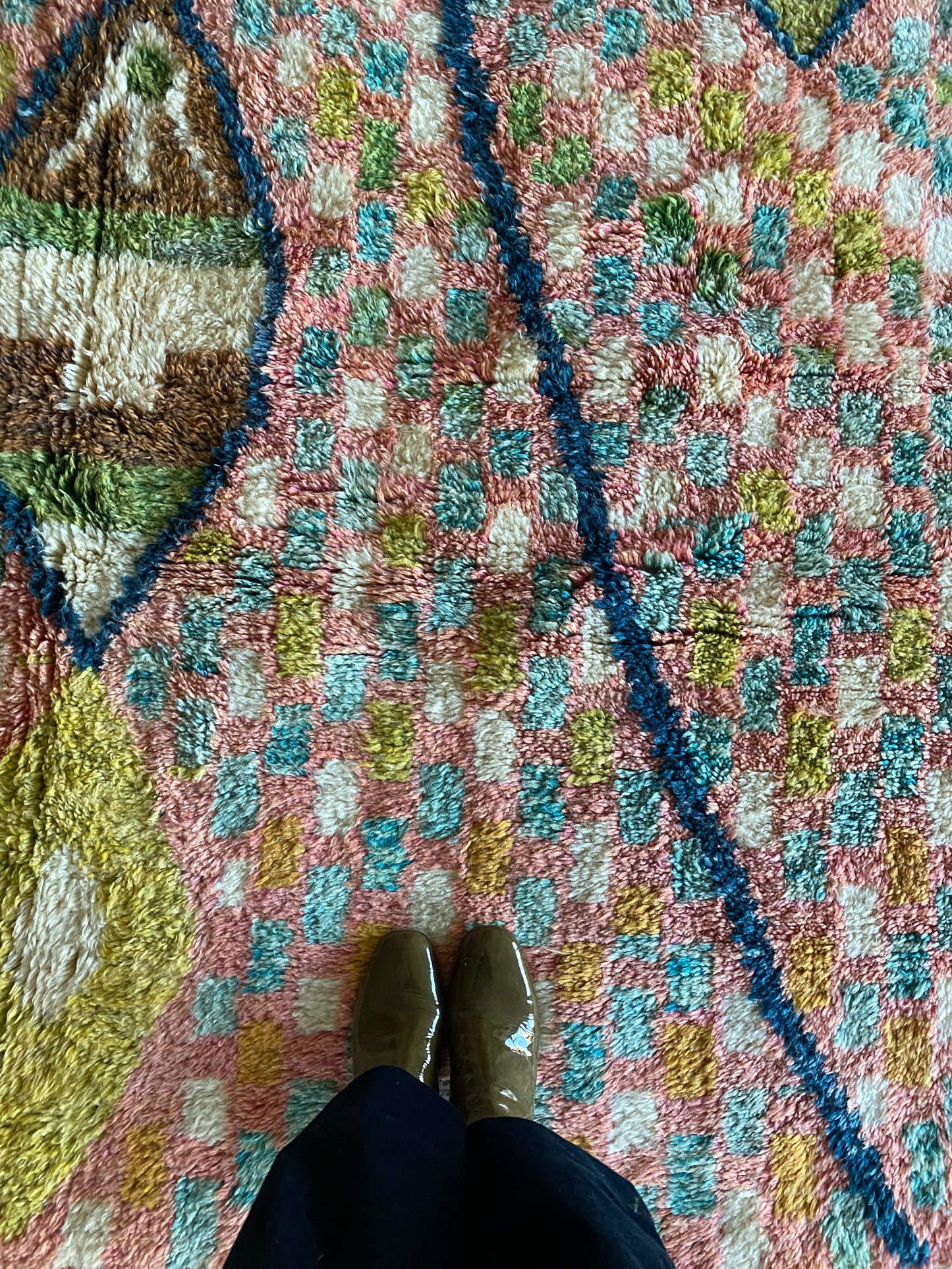 Beni Ouarain Marokkaans kleurrijk tapijt (1026) 292x193cm - Sevilla