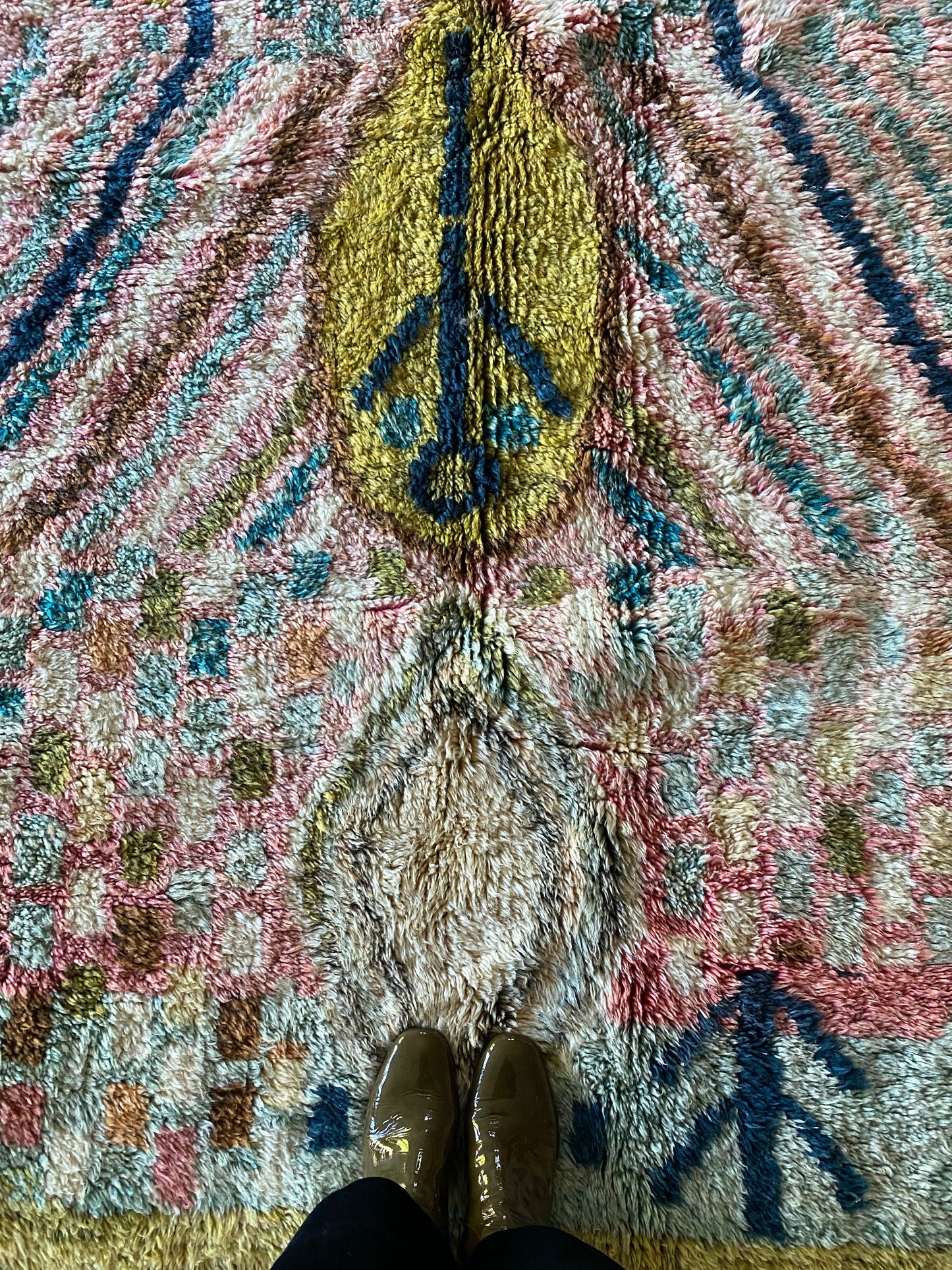 Beni Ouarain Marokkaans kleurrijk tapijt (1026) 292x193cm - Sevilla