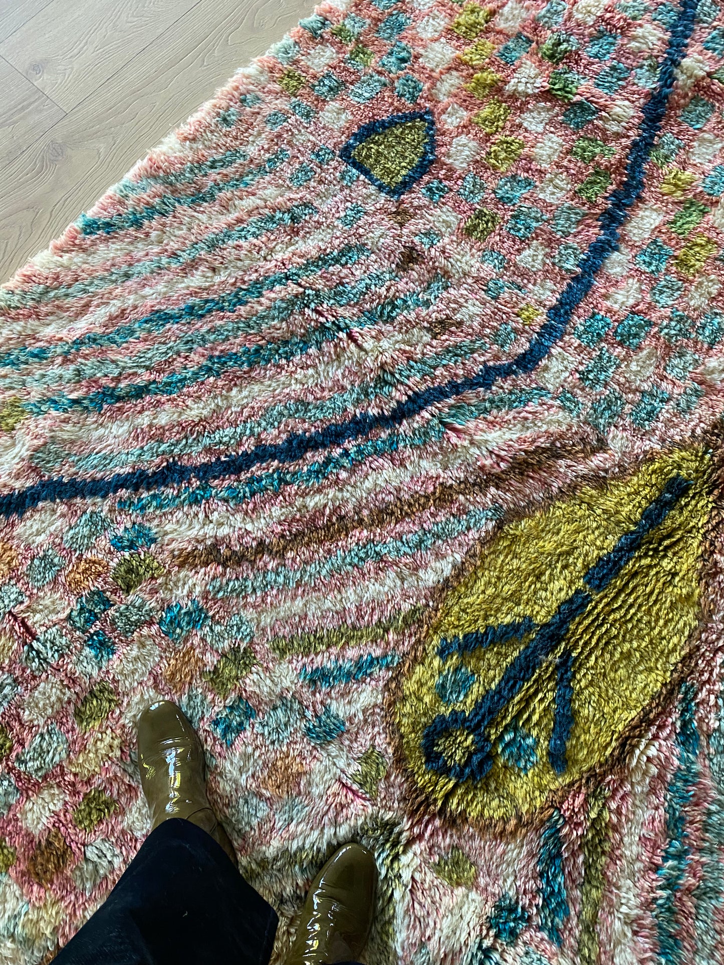 Beni Ouarain Marokkaans kleurrijk tapijt (1026) 292x193cm - Sevilla