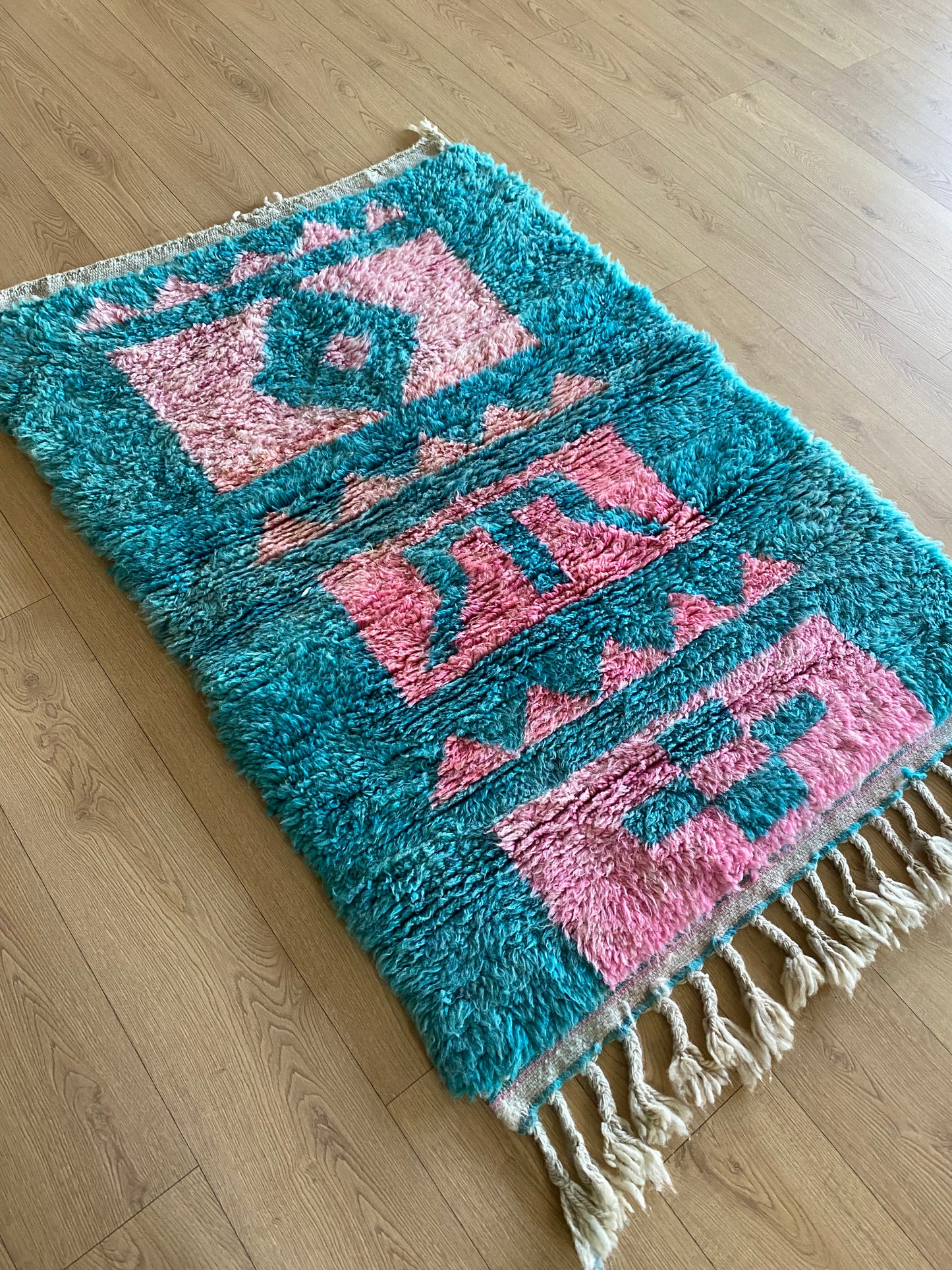 Beni Ouarain Marokkaans kleurrijk tapijt (1006) 153x106cm - Dreams