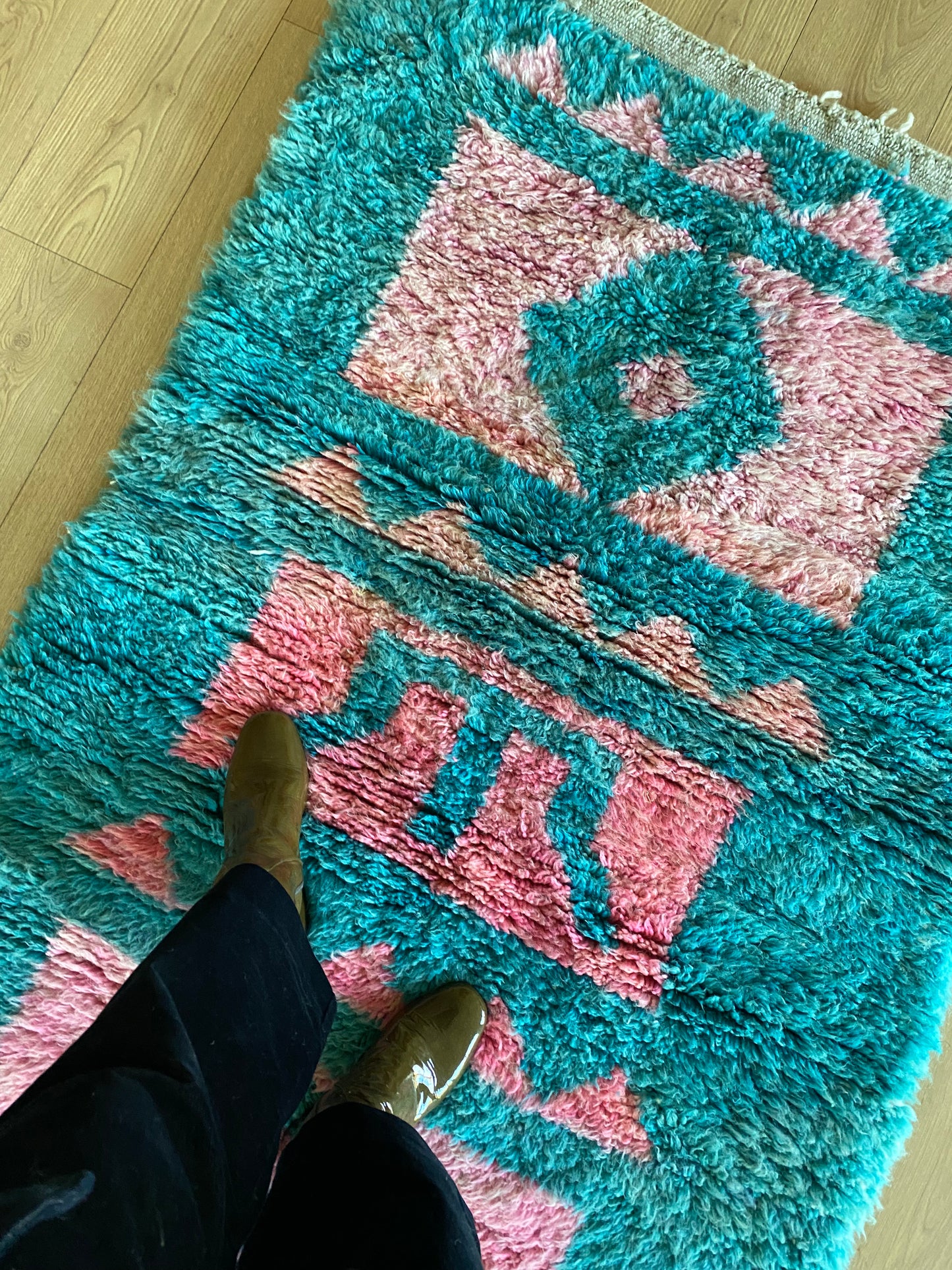 Beni Ouarain Marokkaans kleurrijk tapijt (1006) 153x106cm - Dreams