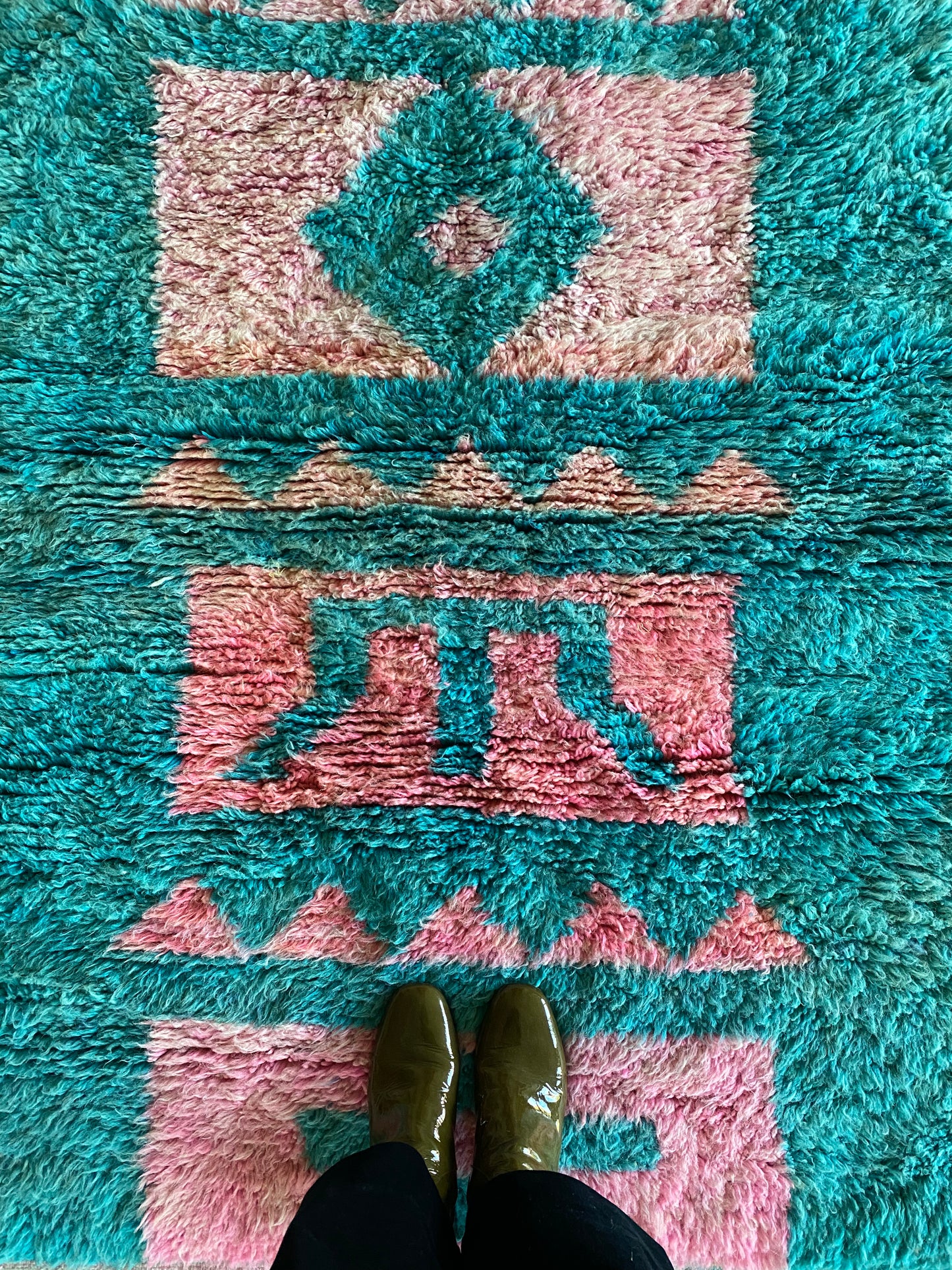 Beni Ouarain Marokkaans kleurrijk tapijt (1006) 153x106cm - Dreams