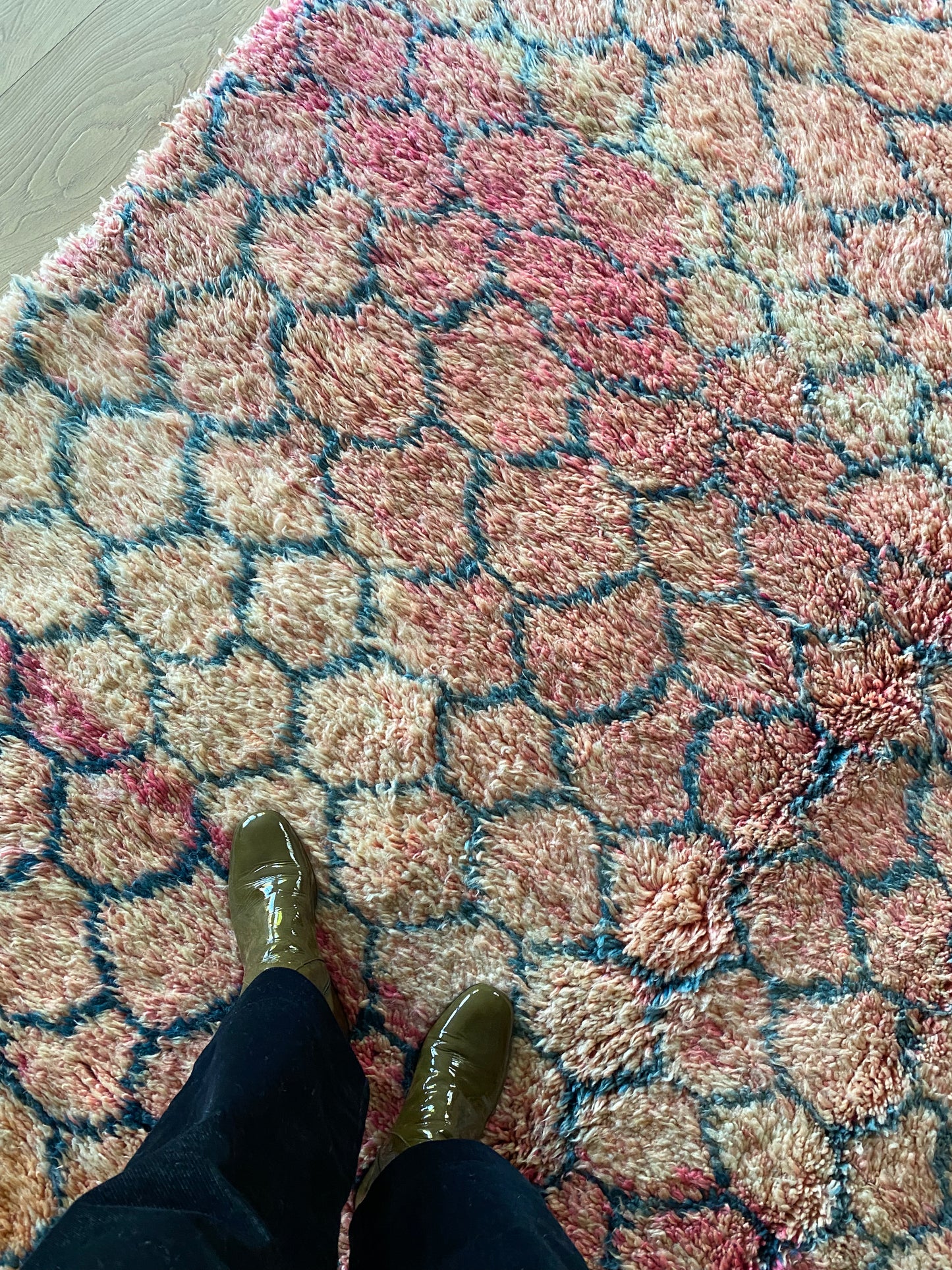 Beni Ouarain Marokkaans kleurrijk tapijt (1027) 347x211cm - Sweet Dreams