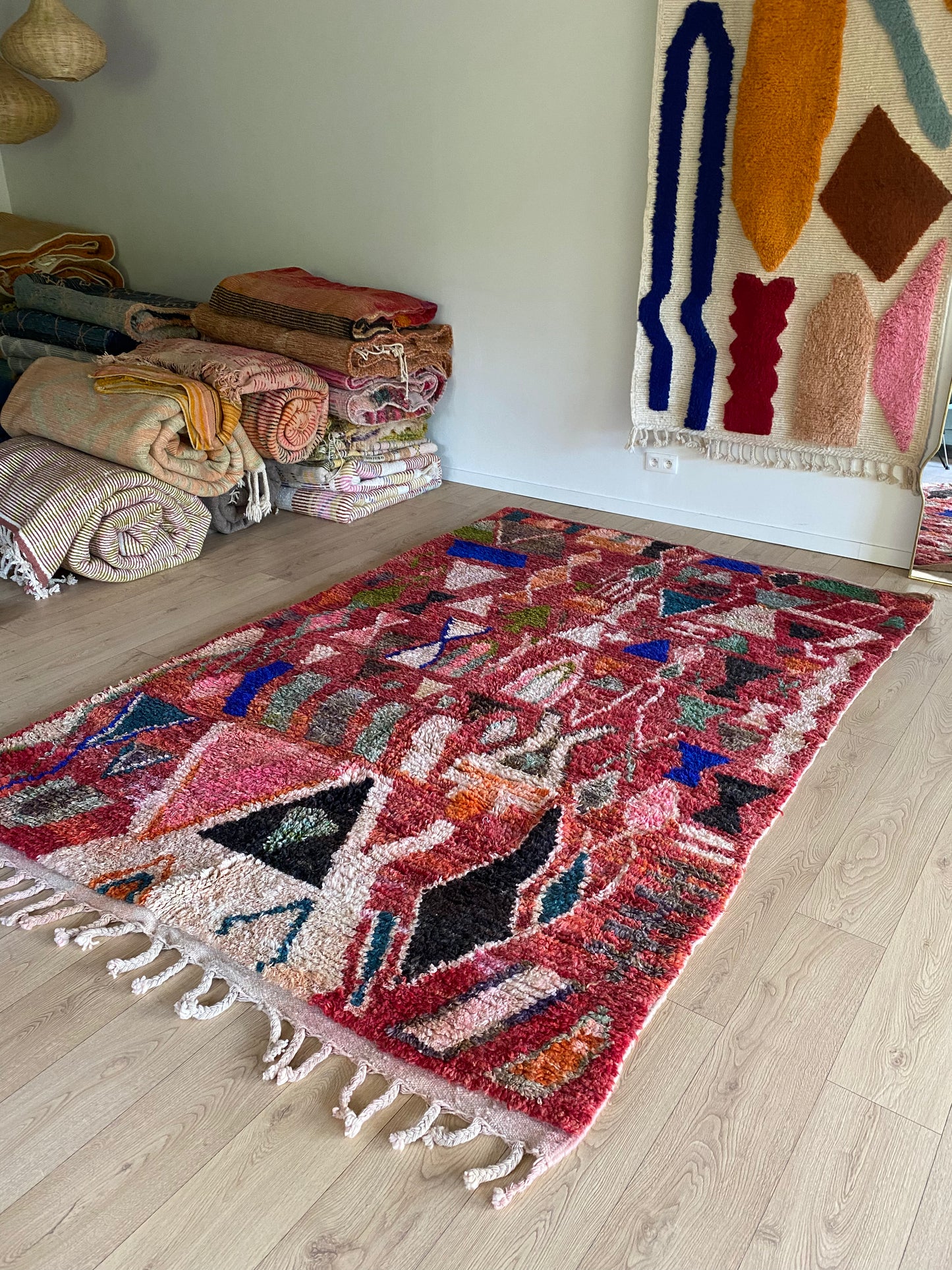 Tapis Boujaad coloré (1035) 280x191cm - Majorelle