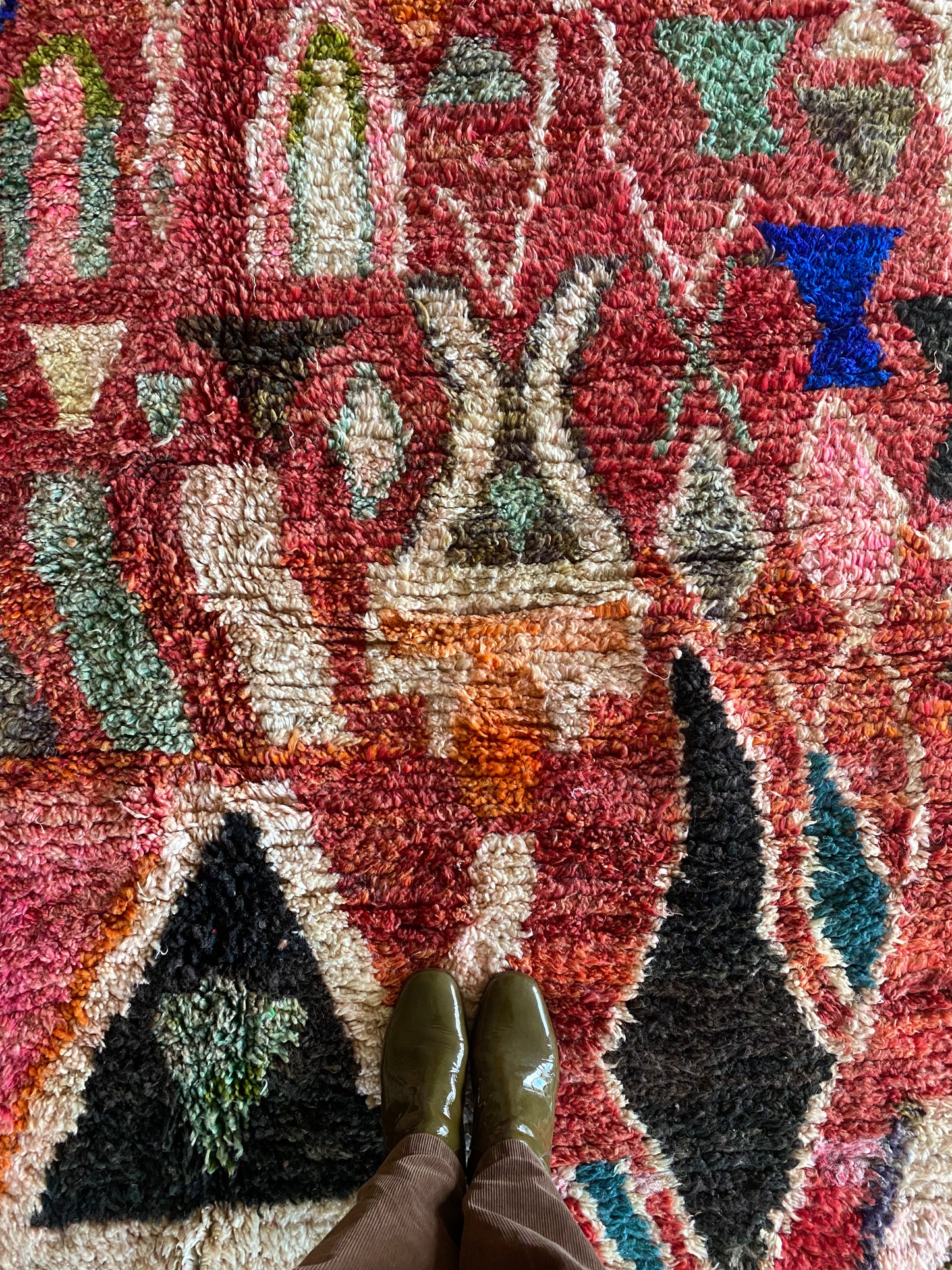 Tapis Boujaad coloré (1035) 280x191cm - Majorelle