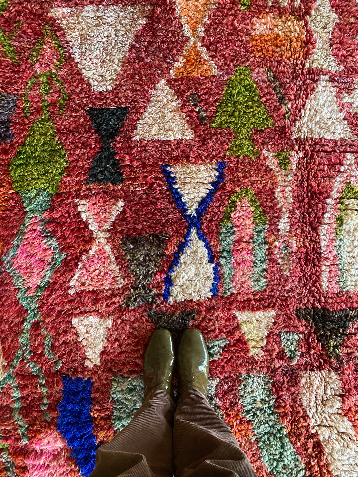 Tapis Boujaad coloré (1035) 280x191cm - Majorelle