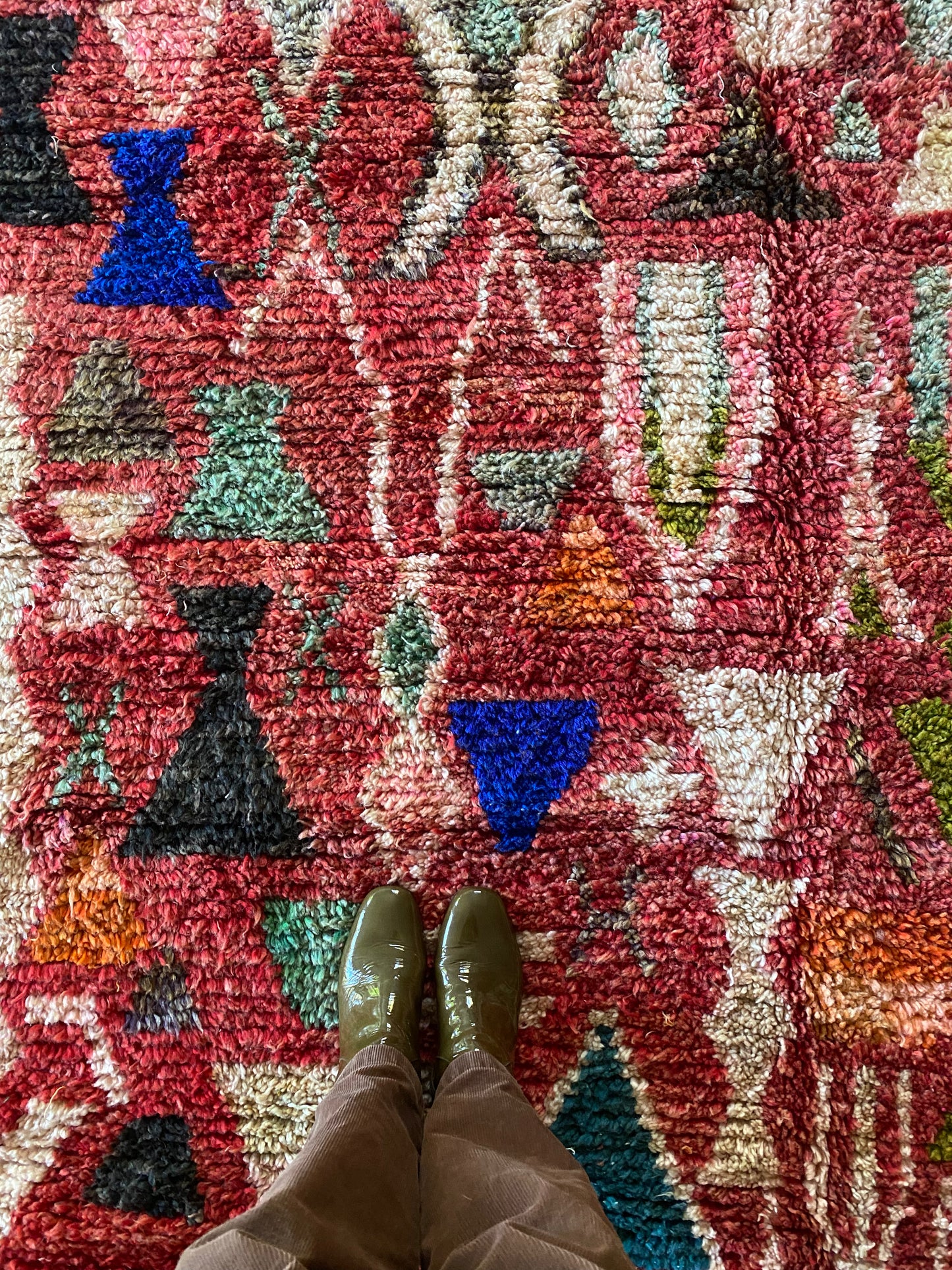 Tapis Boujaad coloré (1035) 280x191cm - Majorelle