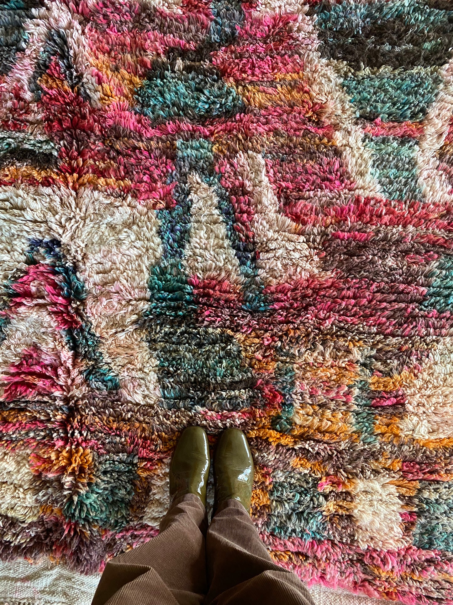 Tapis Boujaad coloré (1034) 287x197cm - Peony