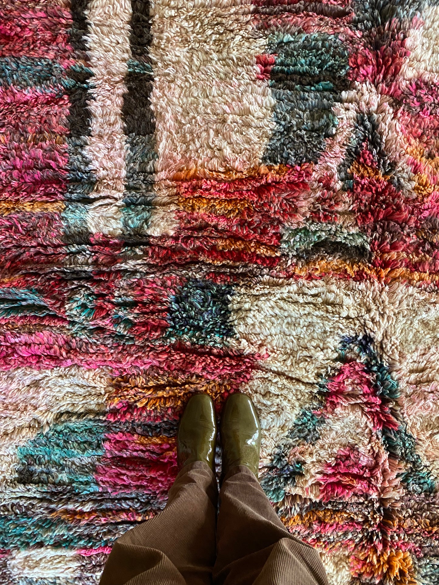 Tapis Boujaad coloré (1034) 287x197cm - Peony