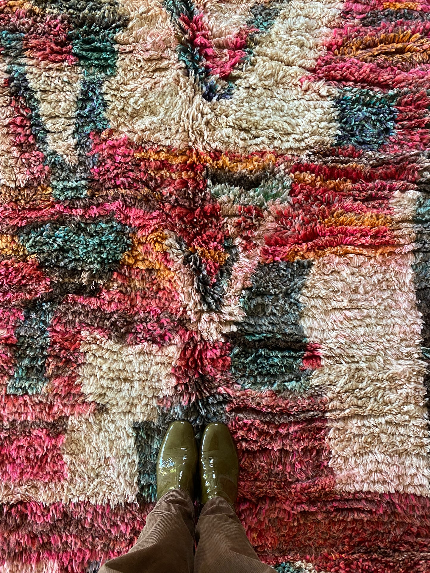 Tapis Boujaad coloré (1034) 287x197cm - Peony