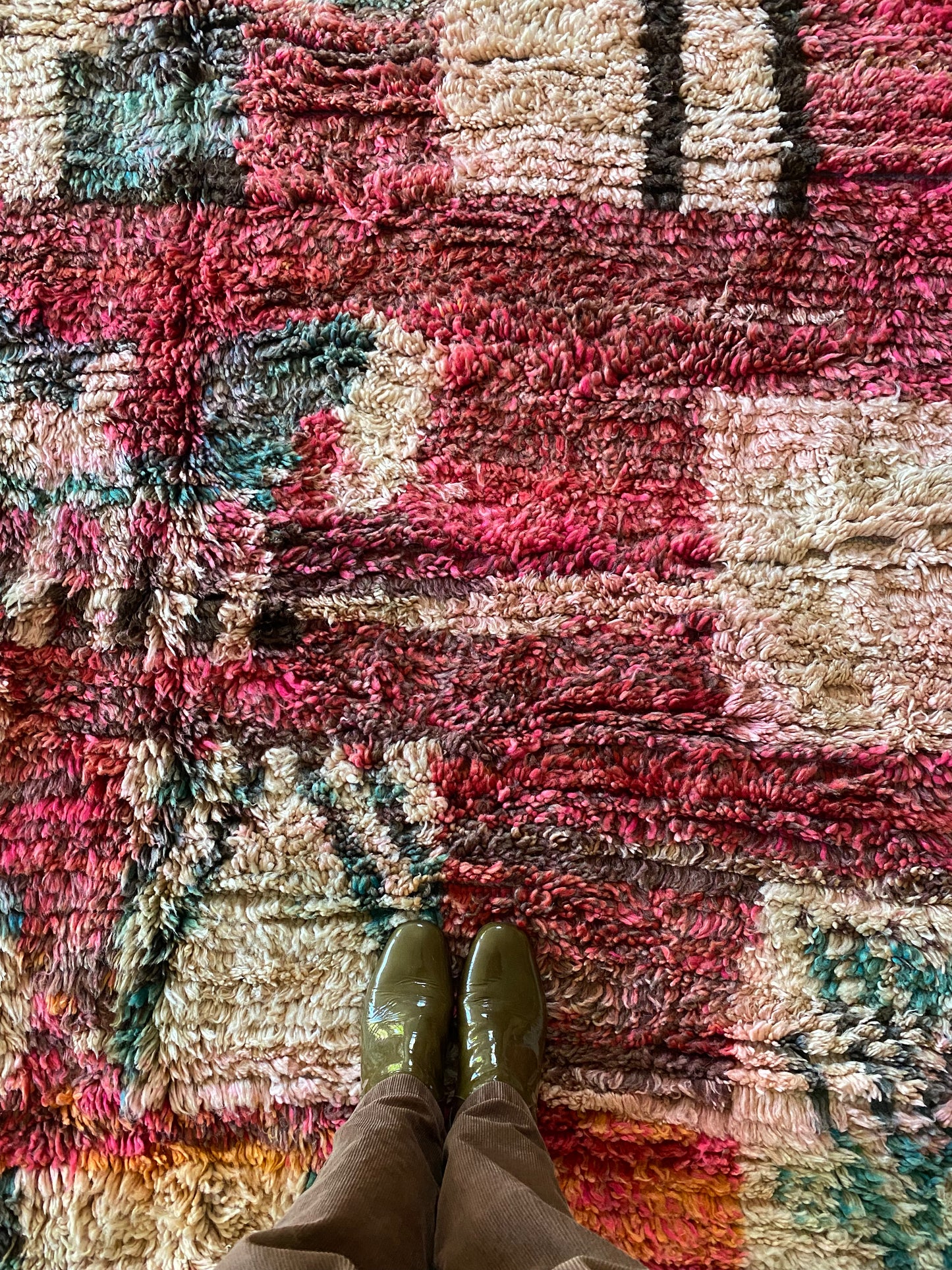 Tapis Boujaad coloré (1034) 287x197cm - Peony