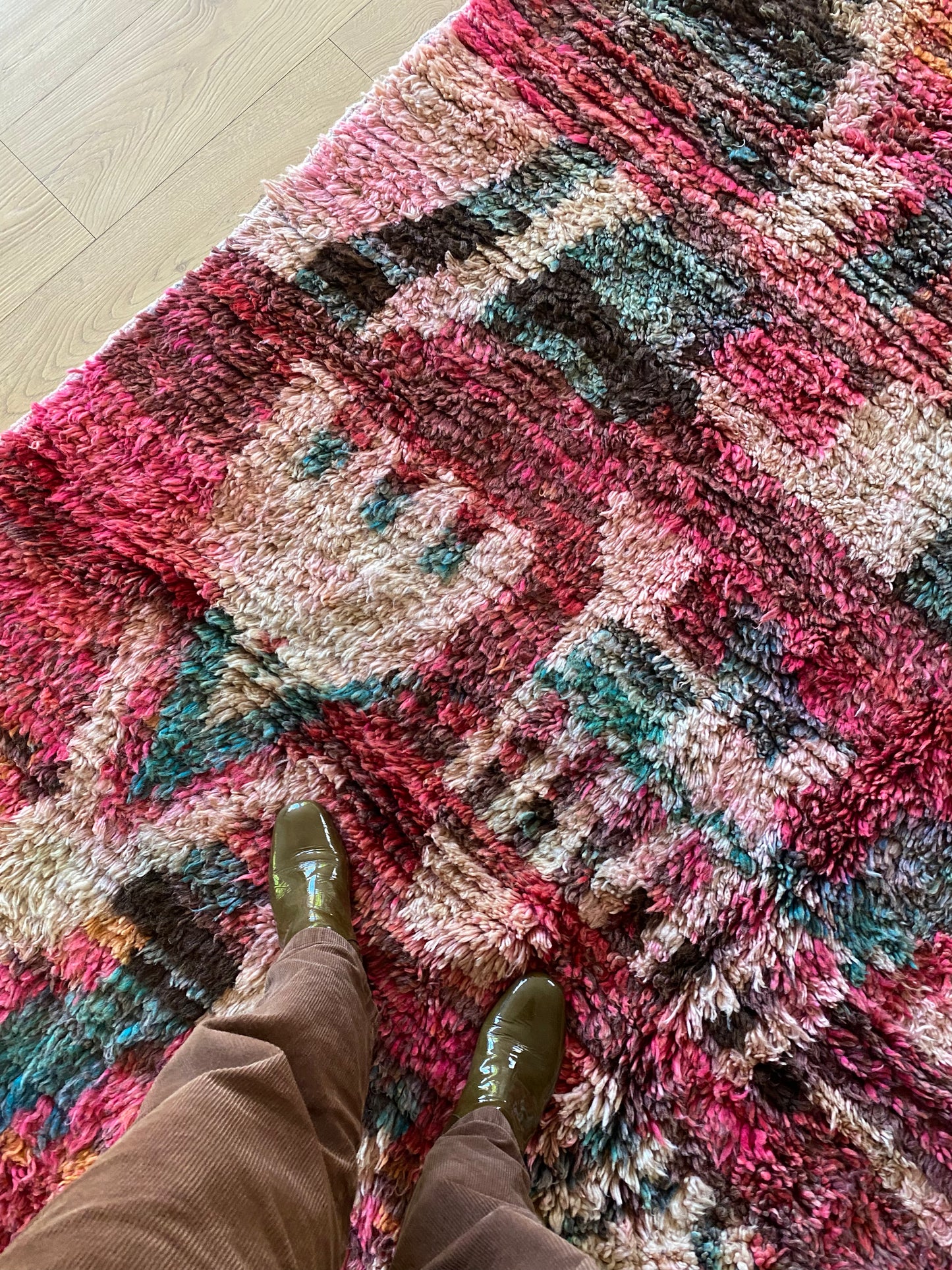 Tapis Boujaad coloré (1034) 287x197cm - Peony