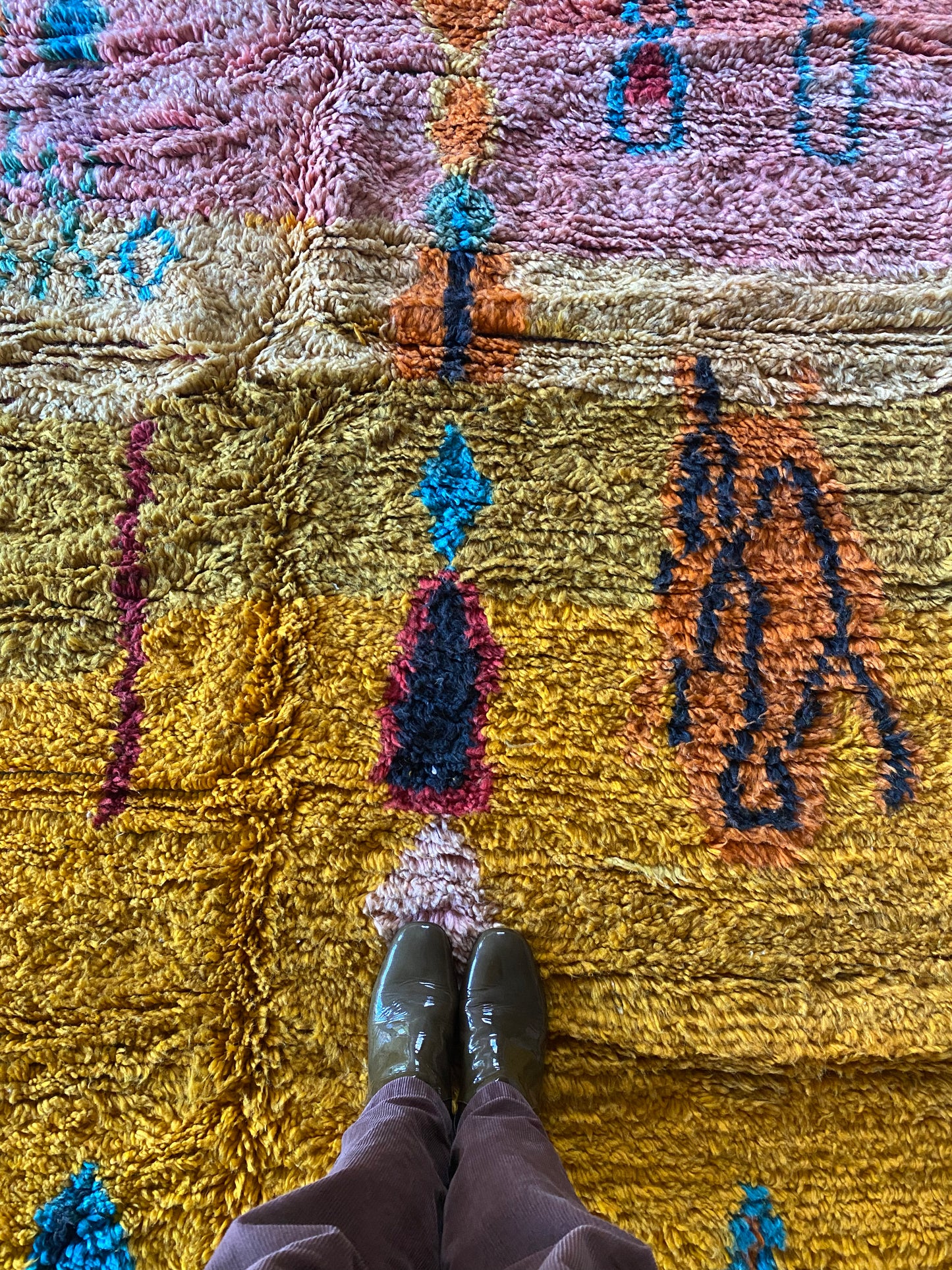 Tapis Boujaad coloré (1032) 258x147cm - Palermo