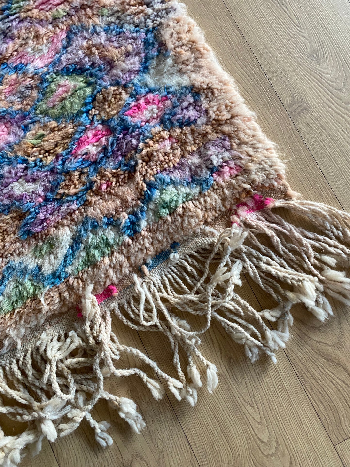 Beni Ouarain Moroccan Colorful Rug (1066) 288x205cm - Diamonds