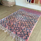 Beni Ouarain Moroccan Colorful Rug (1049) 248x173cm - Sofia