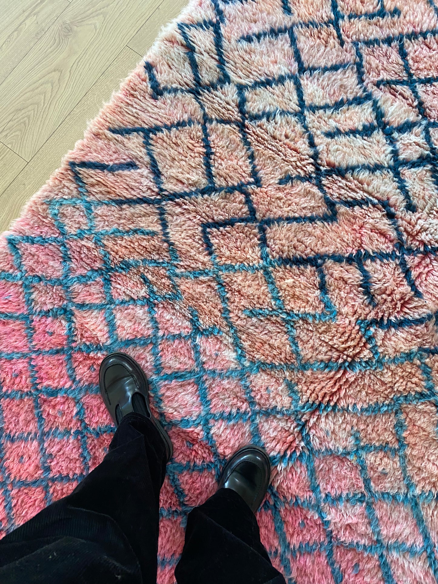 Beni Ouarain Moroccan Colorful Rug (1049) 248x173cm - Sofia