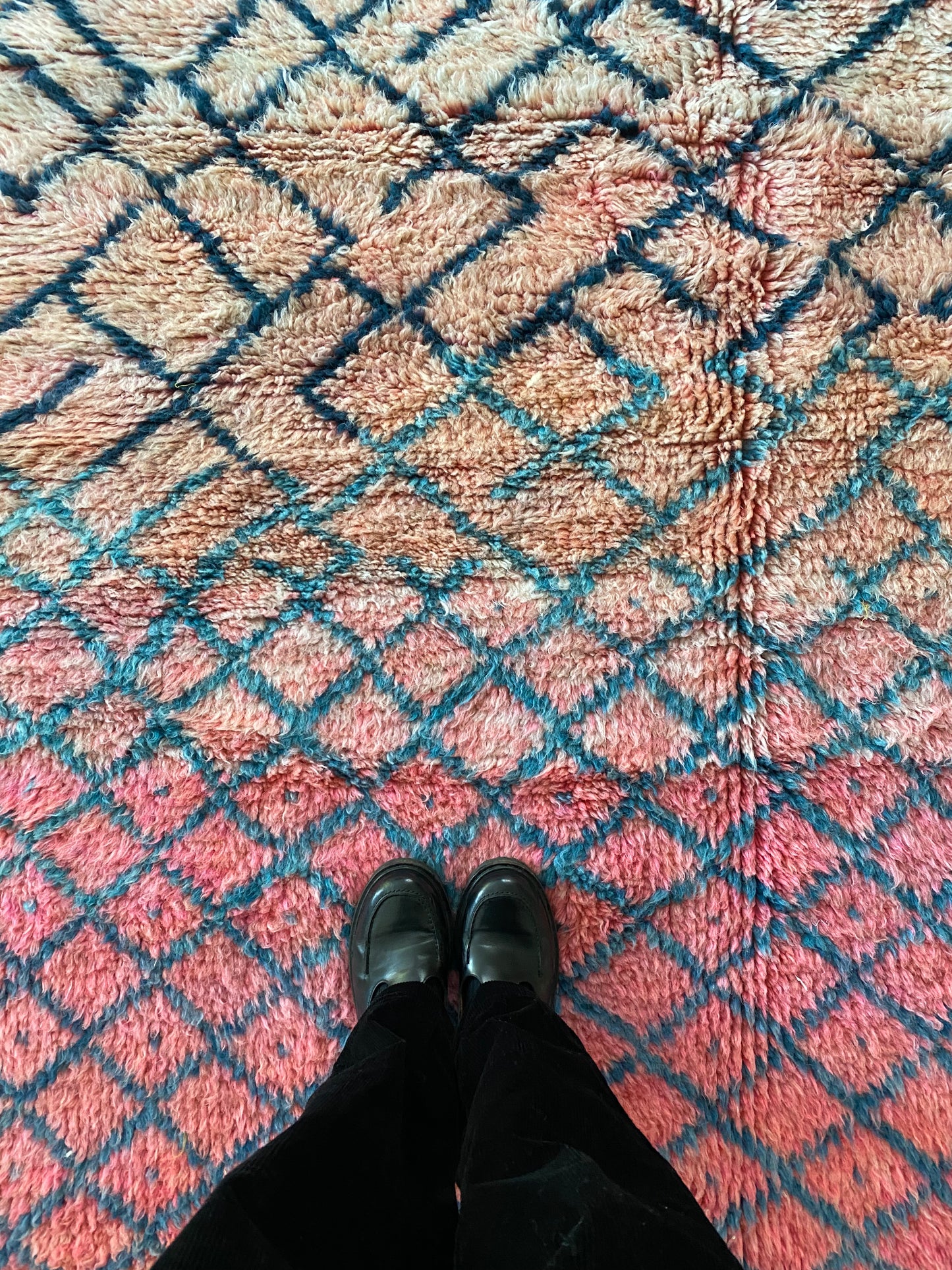 Beni Ouarain Moroccan Colorful Rug (1049) 248x173cm - Sofia