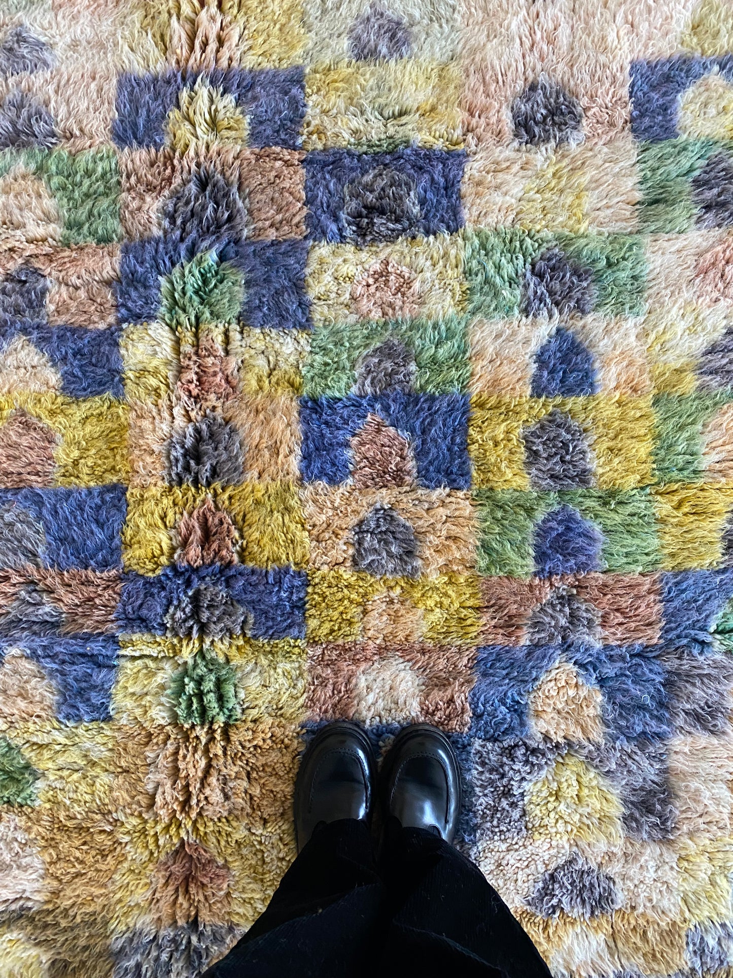 Beni Ouarain Moroccan Colorful Rug (1052) 232x156cm - Sunrise