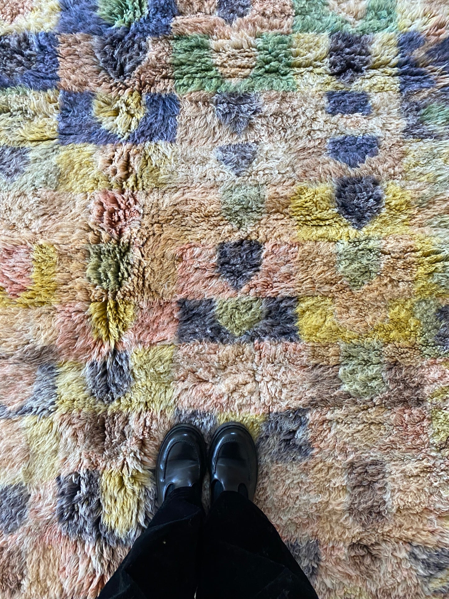 Beni Ouarain Moroccan Colorful Rug (1052) 232x156cm - Sunrise