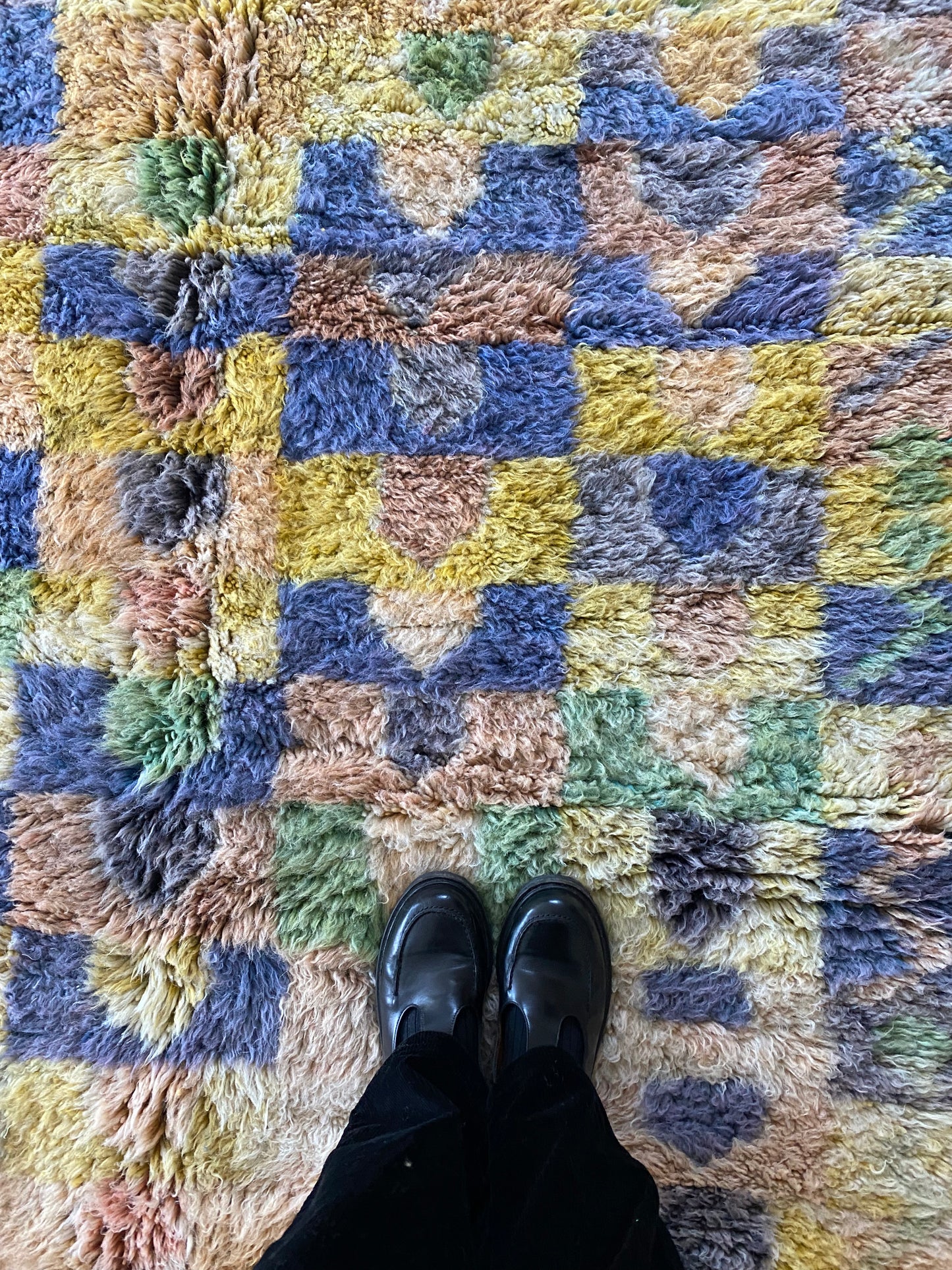 Beni Ouarain Moroccan Colorful Rug (1052) 232x156cm - Sunrise