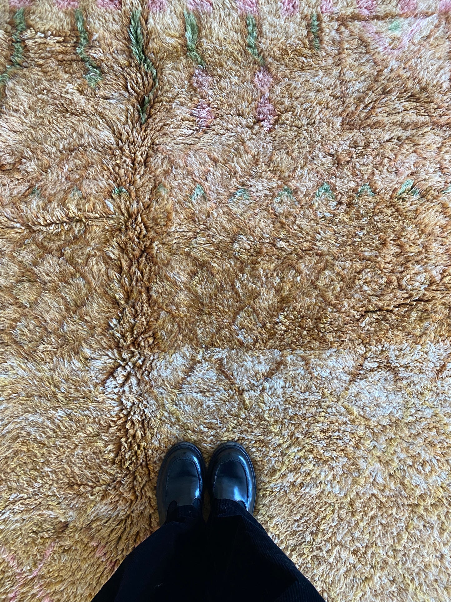 Beni Ouarain Moroccan Colorful Rug (1054) 248x162cm - Caravane