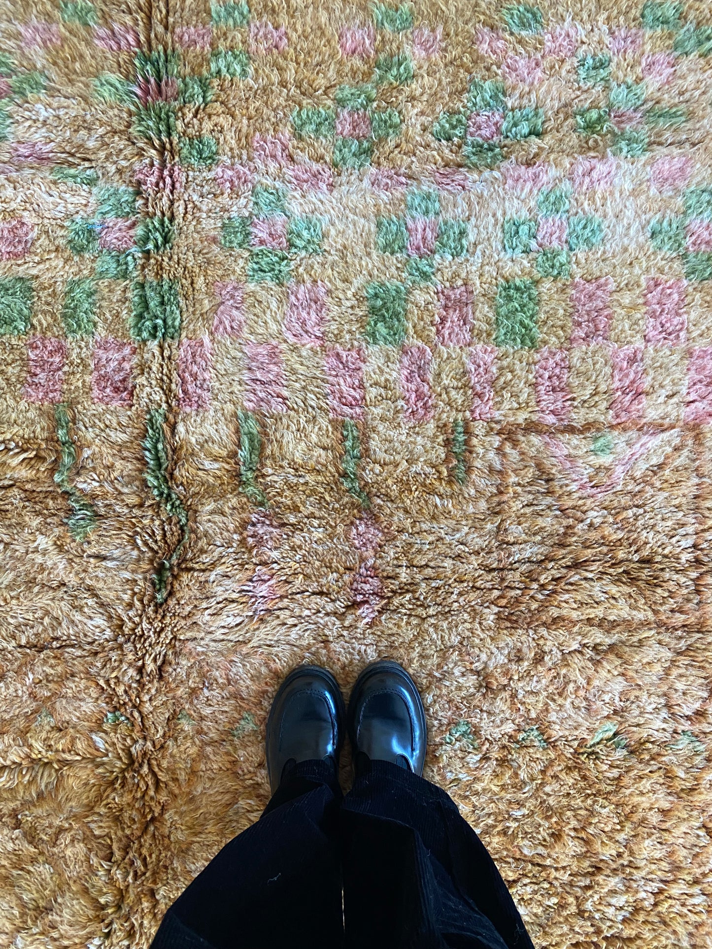 Beni Ouarain Moroccan Colorful Rug (1054) 248x162cm - Caravane