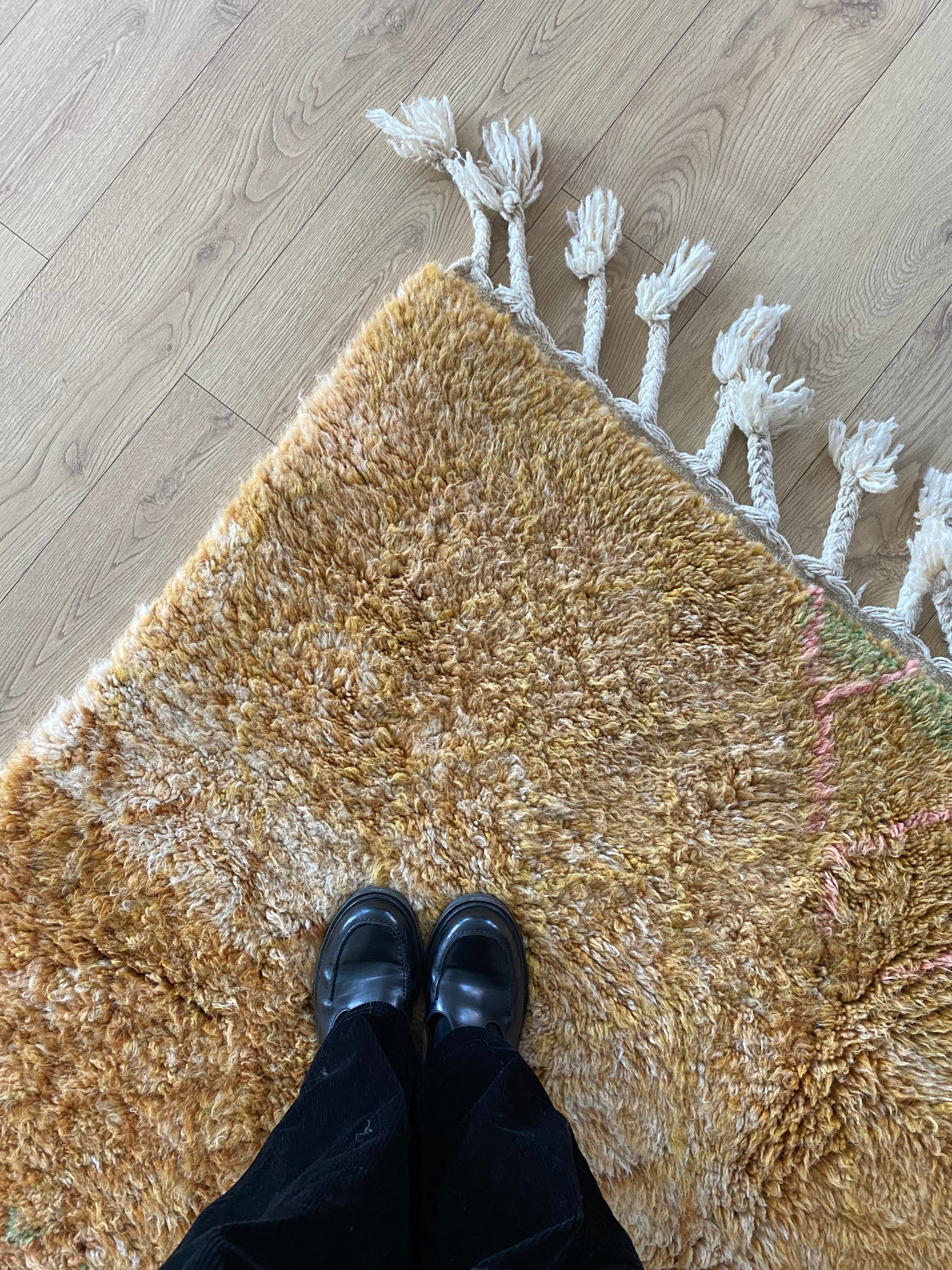 Beni Ouarain Moroccan Colorful Rug (1054) 248x162cm - Caravane