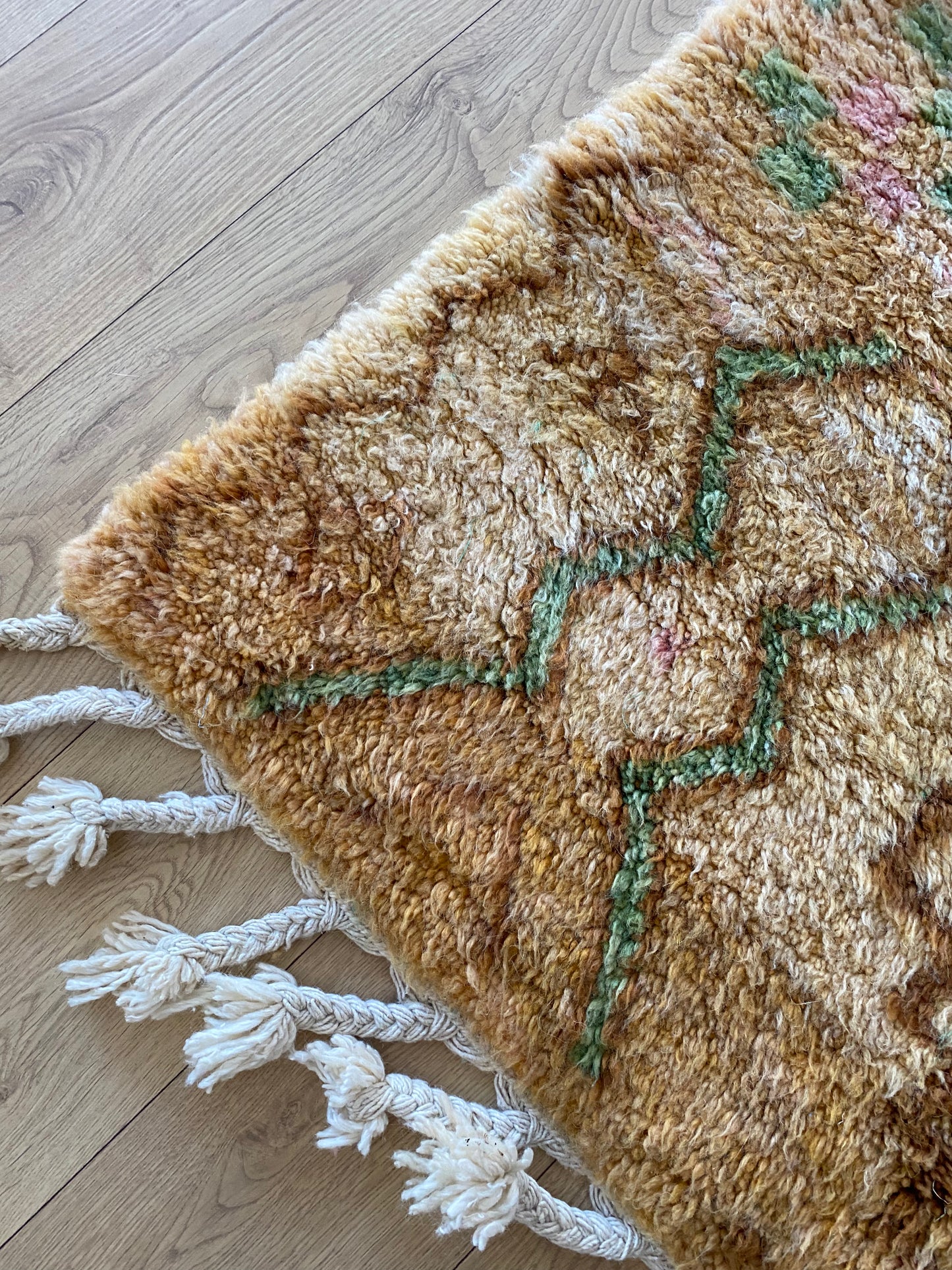 Beni Ouarain Moroccan Colorful Rug (1054) 248x162cm - Caravane