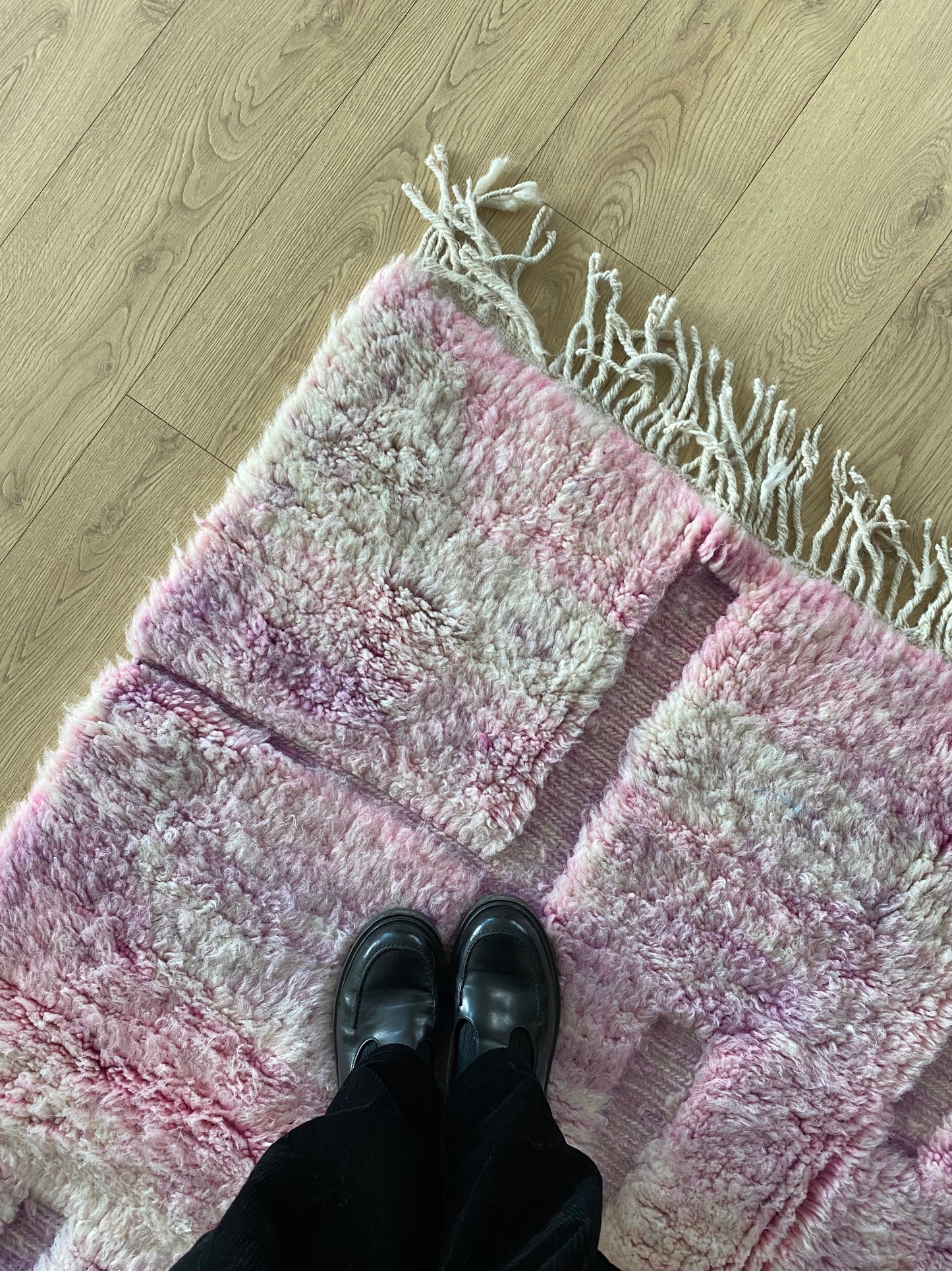 Beni Ouarain Moroccan Colorful Rug (1046) 249x157cm - Swiftie