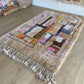 Beni Ouarain Moroccan Colorful Rug (1044) 232x166cm - Summer