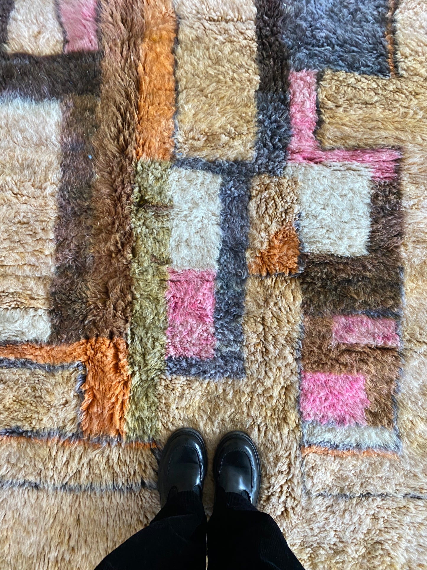 Beni Ouarain Moroccan Colorful Rug (1044) 232x166cm - Summer