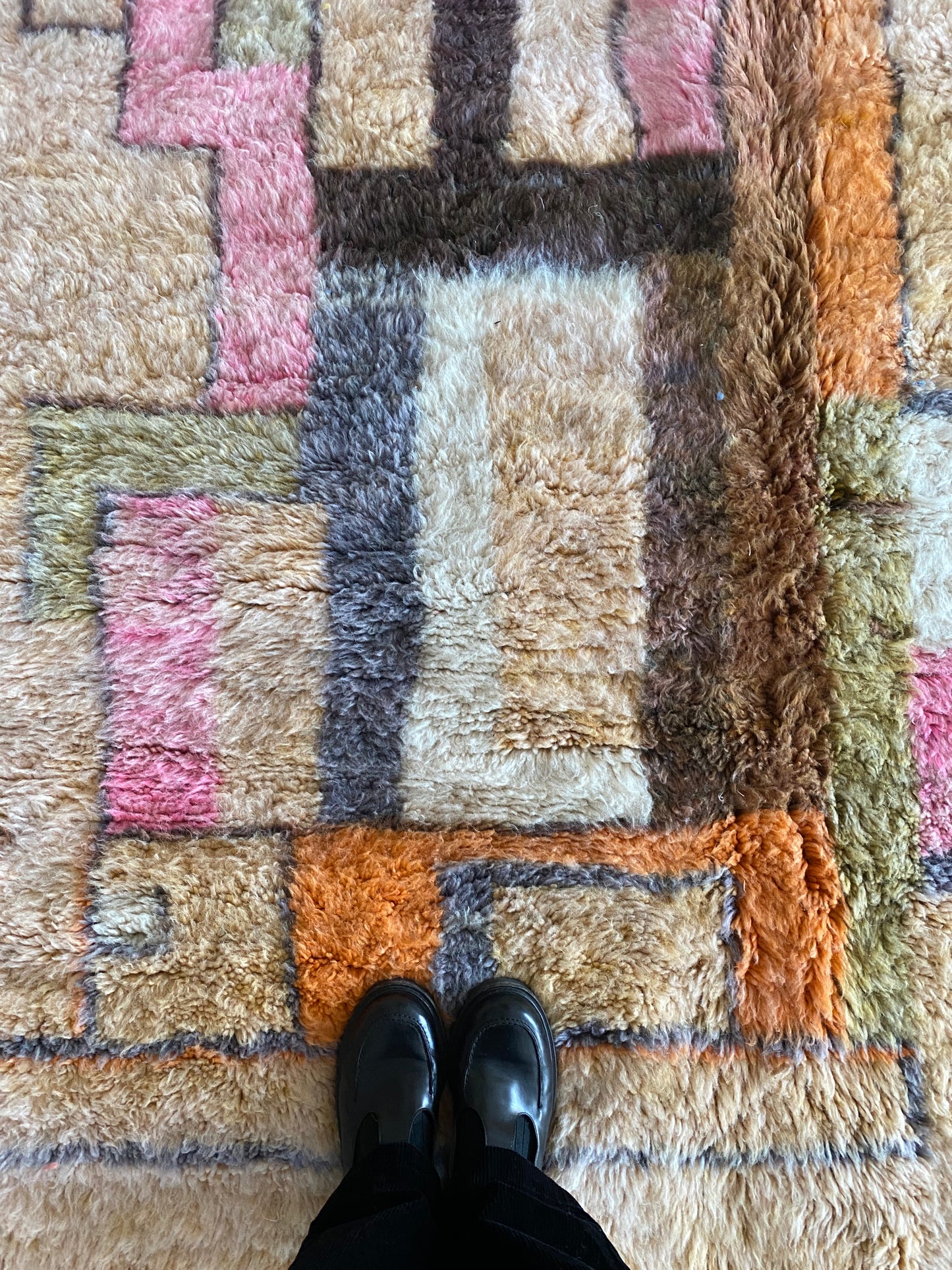 Beni Ouarain Moroccan Colorful Rug (1044) 232x166cm - Summer