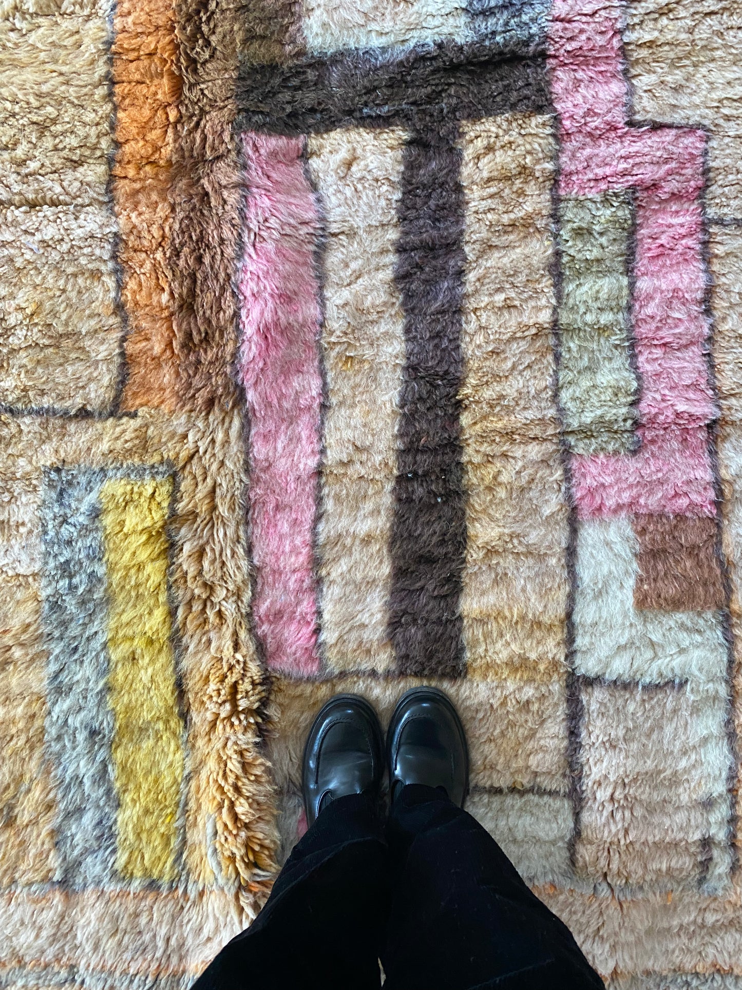 Beni Ouarain Moroccan Colorful Rug (1044) 232x166cm - Summer