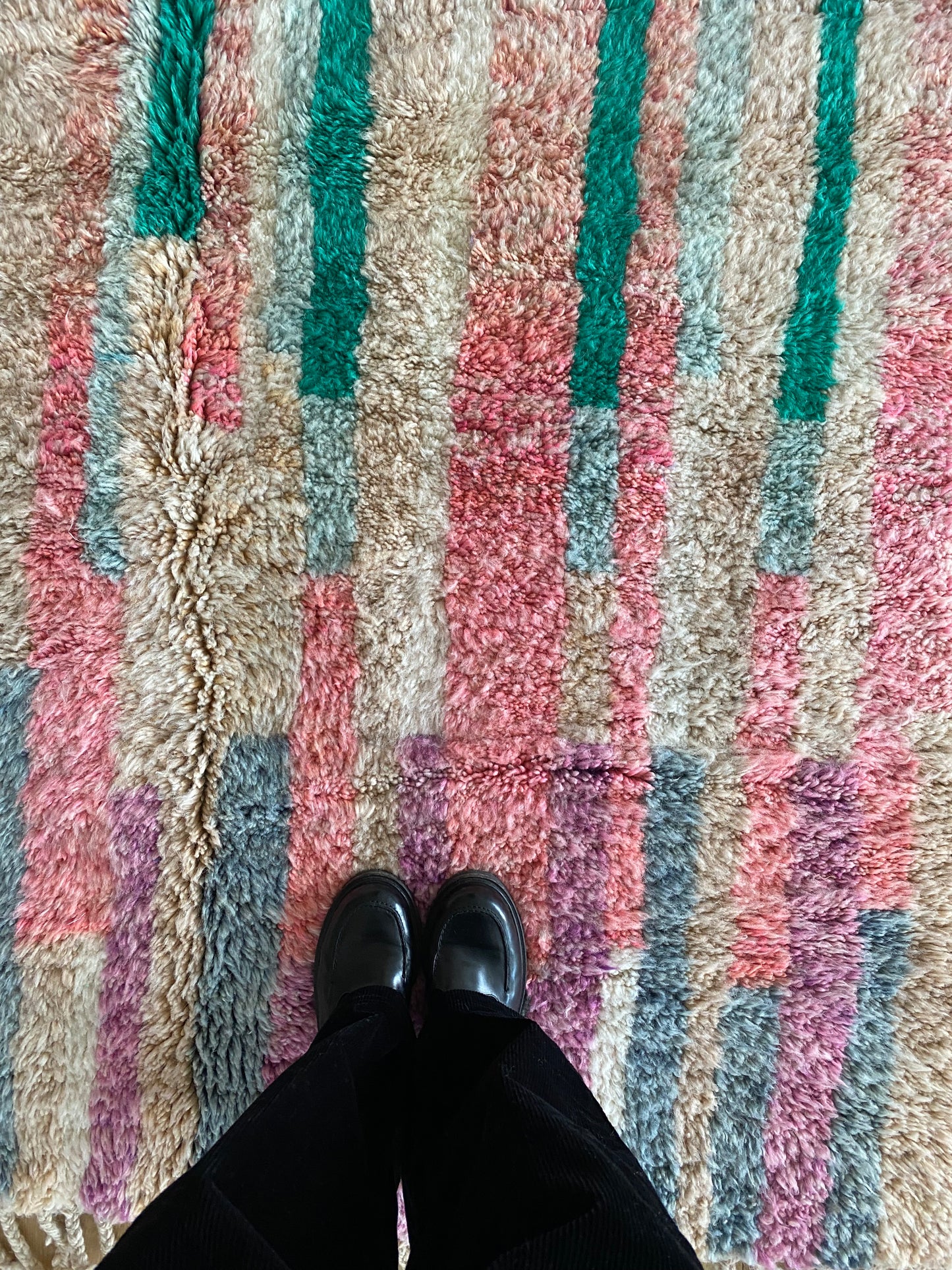 Beni Ouarain Moroccan Colorful Rug (1043) 250x161cm - Noelle