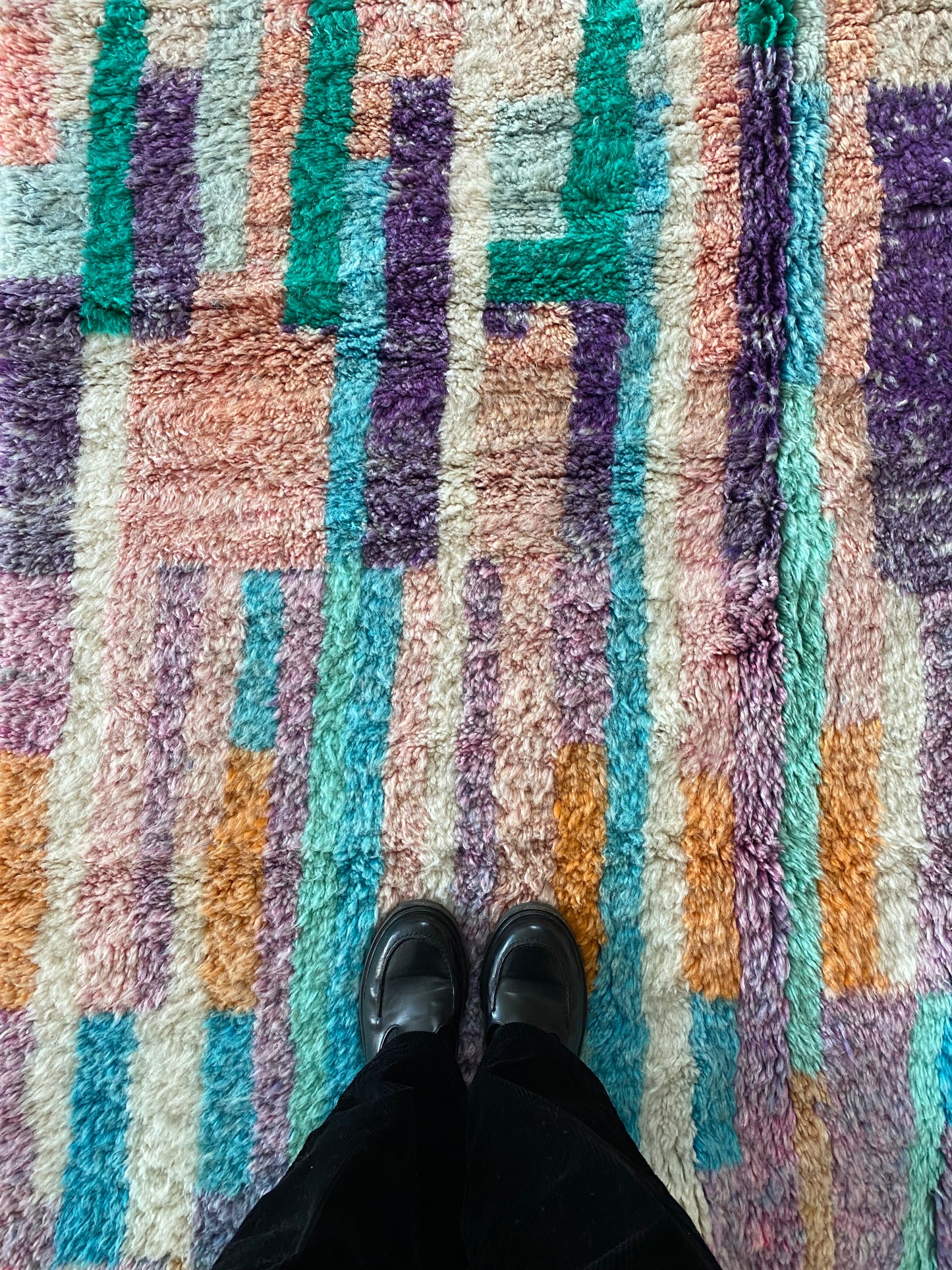 Beni Ouarain Moroccan Colorful Rug (1043) 250x161cm - Noelle