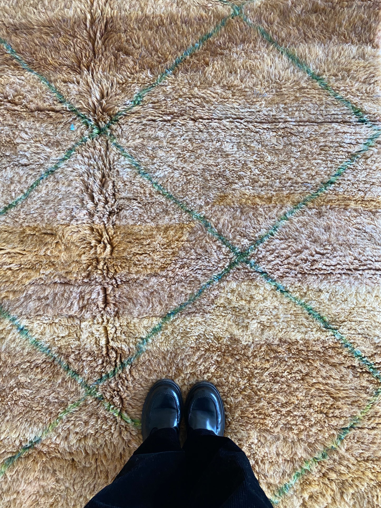 Beni Ouarain Moroccan Colorful Rug (1040) 251x161cm - Earth