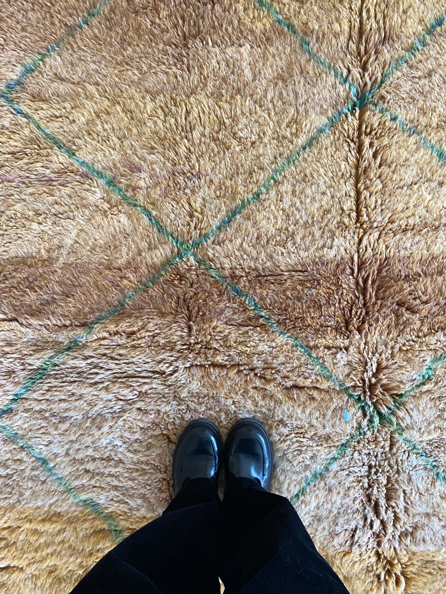 Beni Ouarain Moroccan Colorful Rug (1040) 251x161cm - Earth