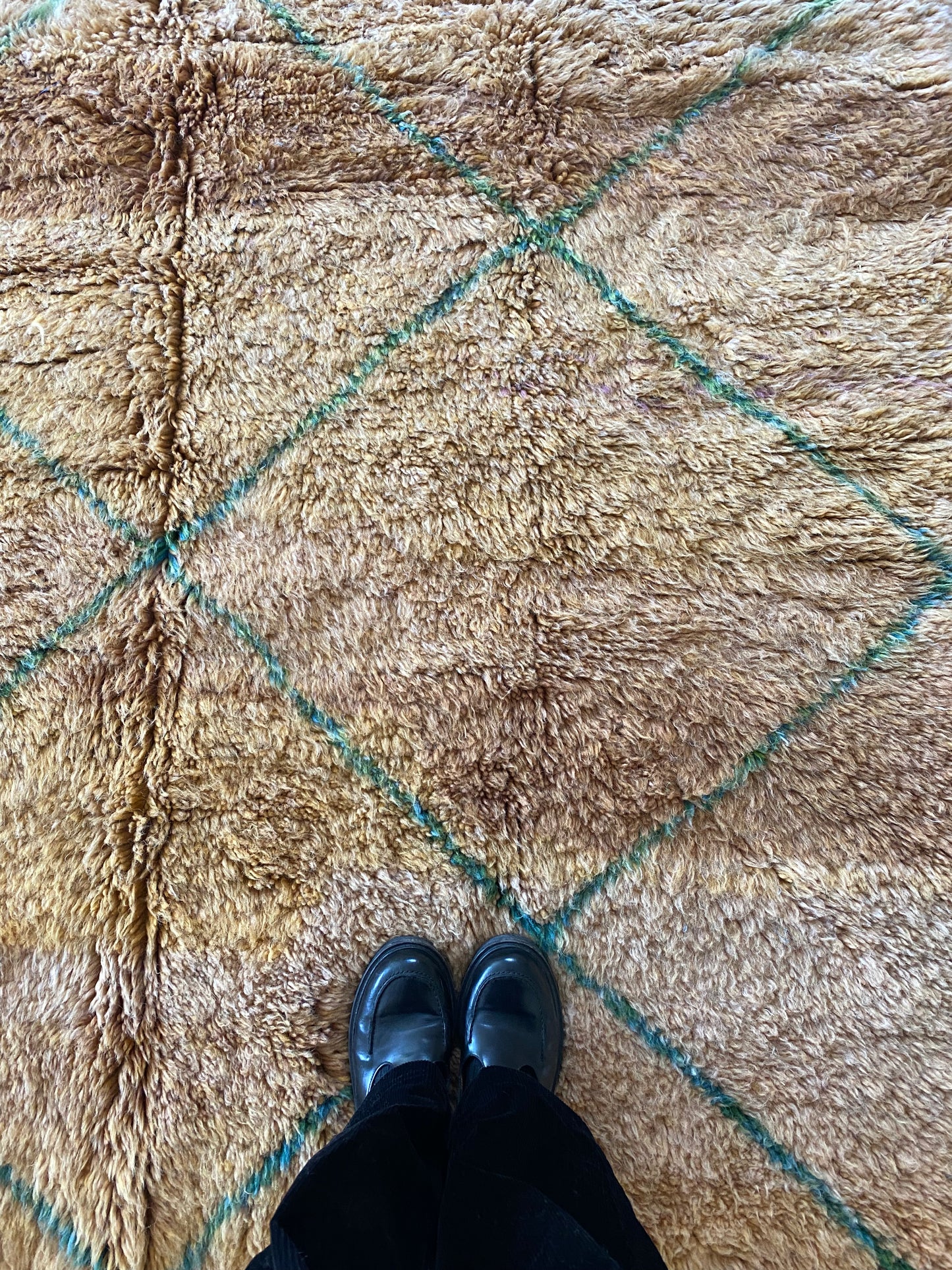 Beni Ouarain Moroccan Colorful Rug (1040) 251x161cm - Earth